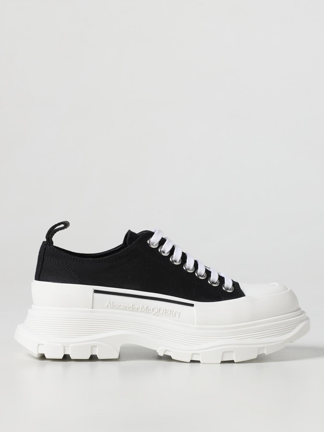 MCQUEEN SNEAKERS: Sneakers Tread Slick McQueen in canvas, Nero - Img 1