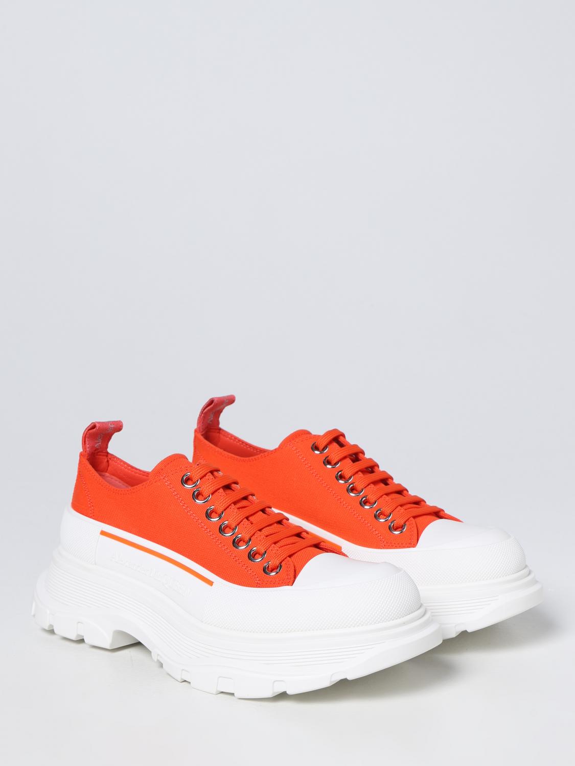 MCQUEEN SNEAKERS: Sneakers Tread Slick McQueen in canvas, Rosso - Img 2