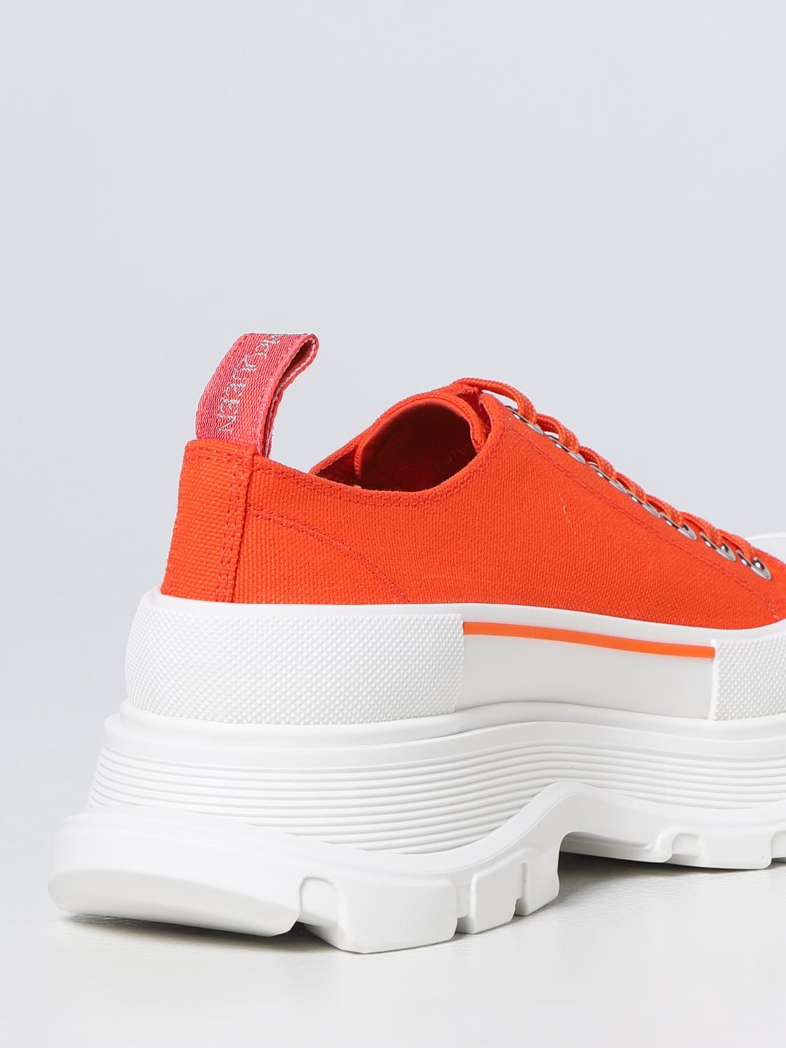 MCQUEEN SNEAKERS: Sneakers Tread Slick McQueen in canvas, Rosso - Img 3