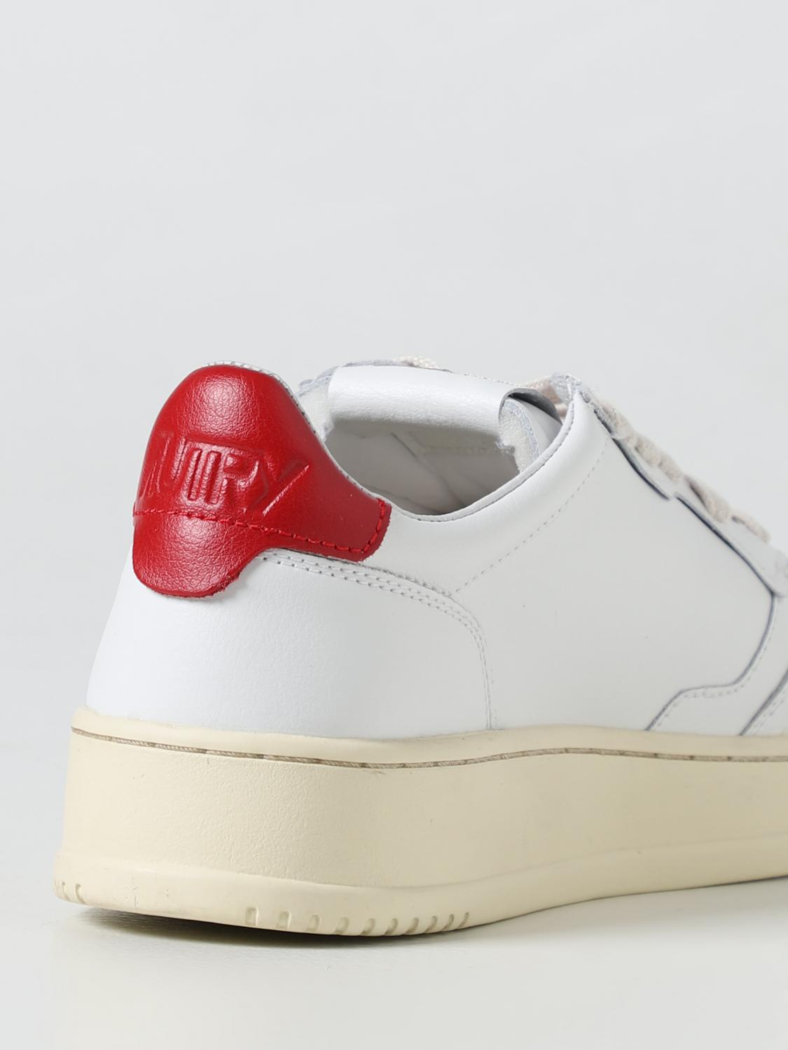 AUTRY BASKETS: Baskets Medalist Low Autry en cuir, Blanc - Img 3