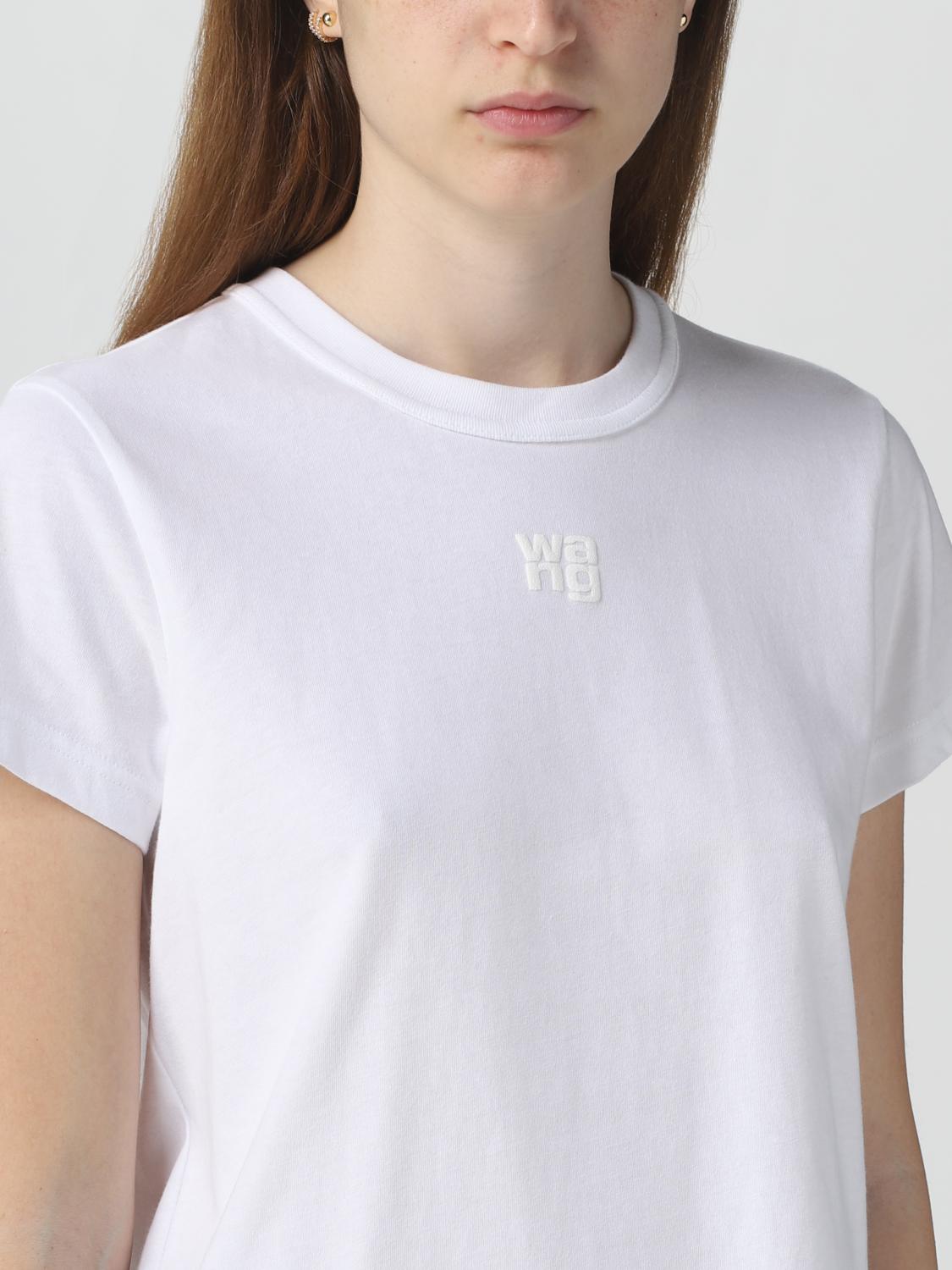 ALEXANDER WANG: cotton T-shirt - White | Alexander Wang t
