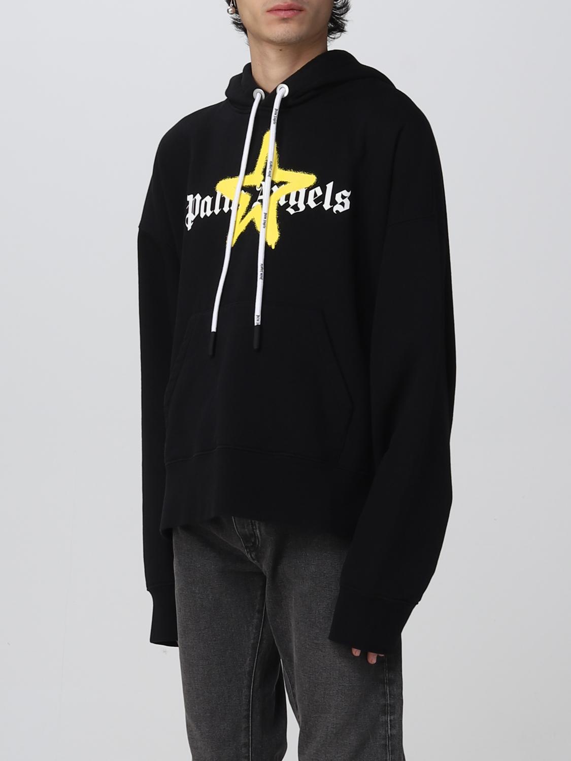 PALM ANGELS SWEATSHIRT: Sweatshirt herren Palm Angels, Schwarz - Img 4