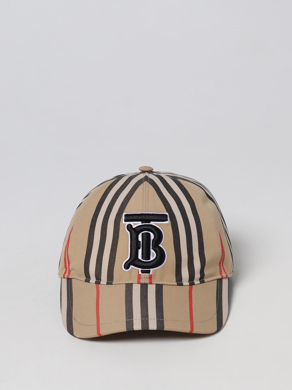 Burberry hat in cotton with all over pattern - Beige | 8026924