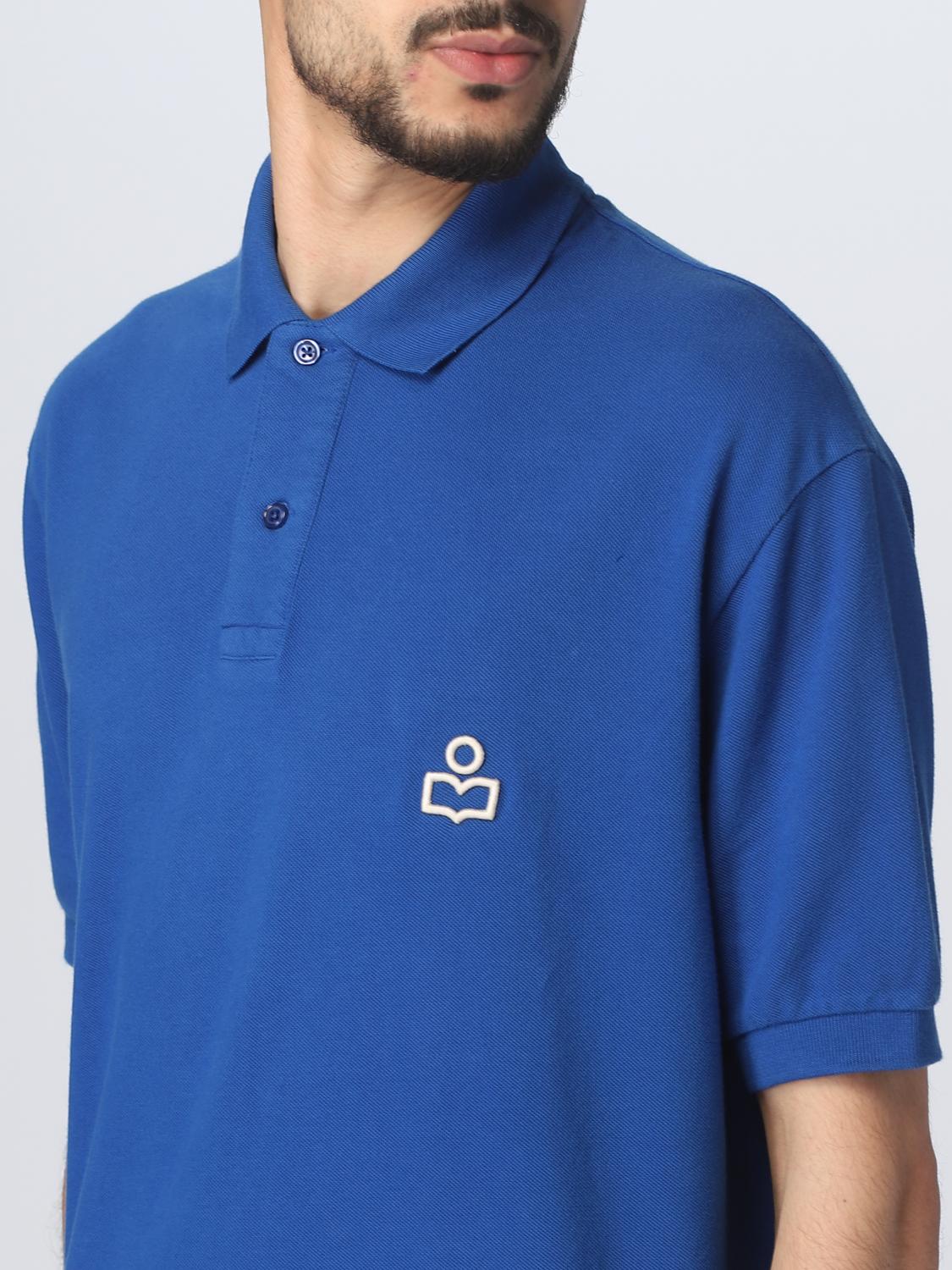 ISABEL MARANT POLO SHIRT: Sweater men Isabel Marant, Blue - Img 4