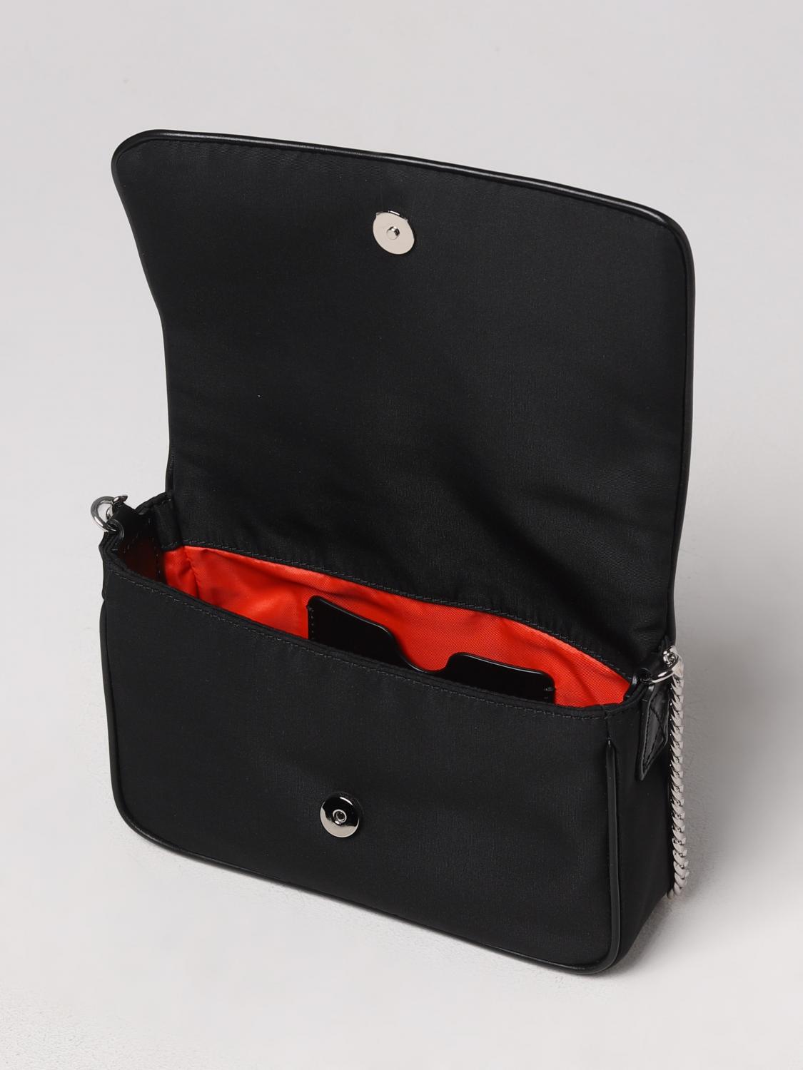 MCQUEEN BORSA MINI: Borsa Skull McQueen in nylon con Skull metallico, Nero - Img 4