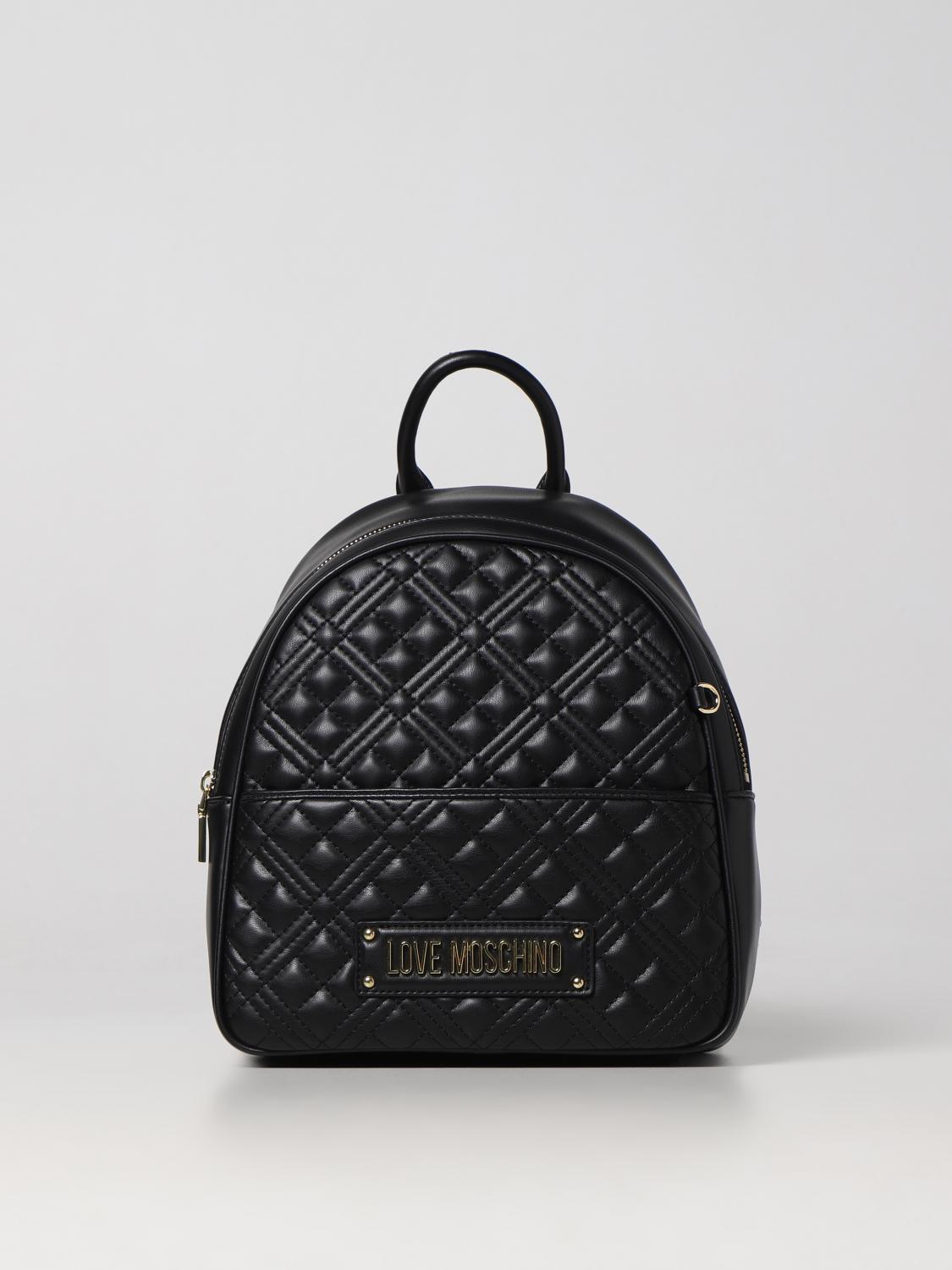 Love Moschino Black Synthetic Leather Backpack  s-l400.jpg main image 2