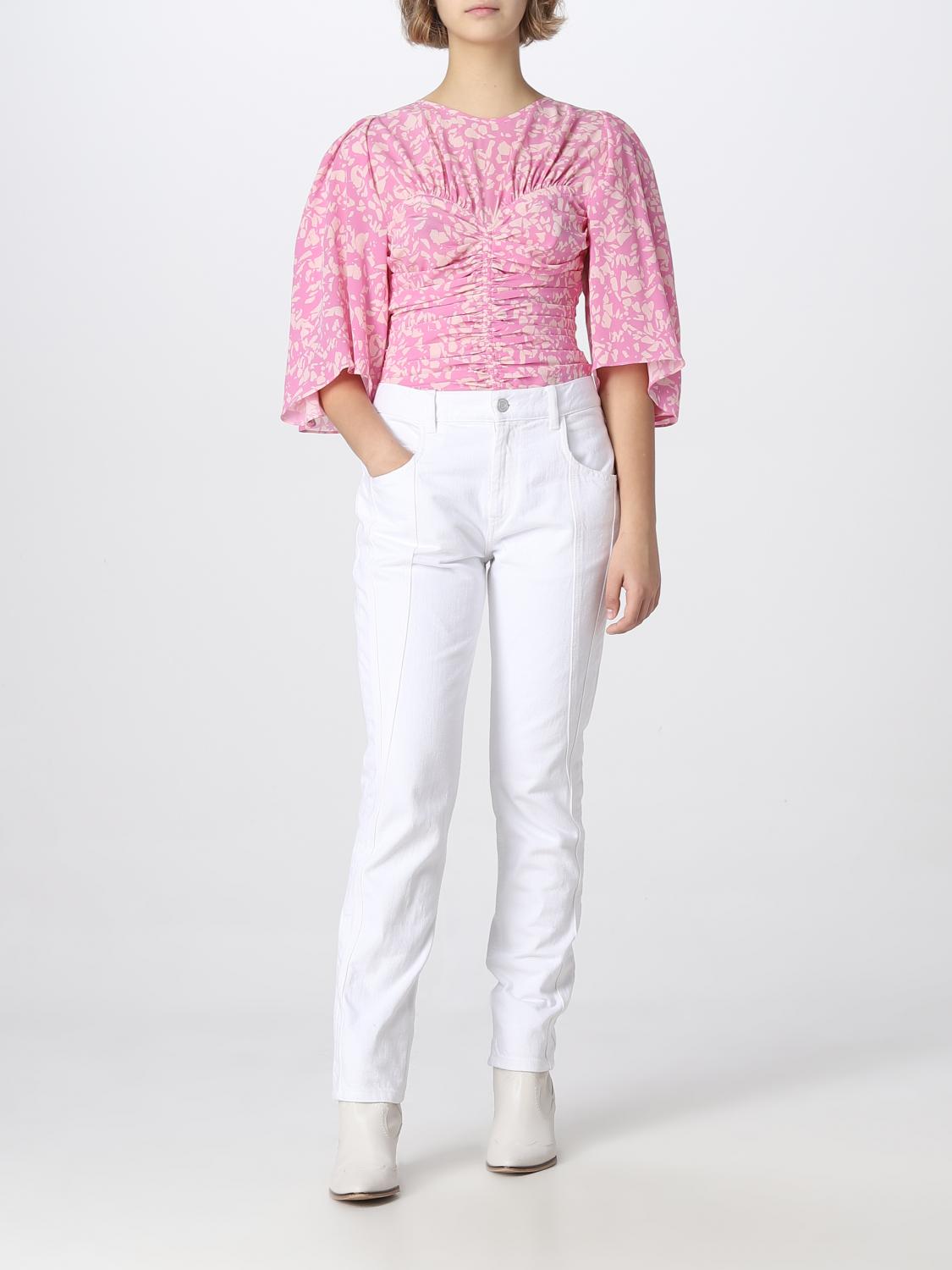 ISABEL MARANT TOP: Top femme Isabel Marant, Rose - Img 2