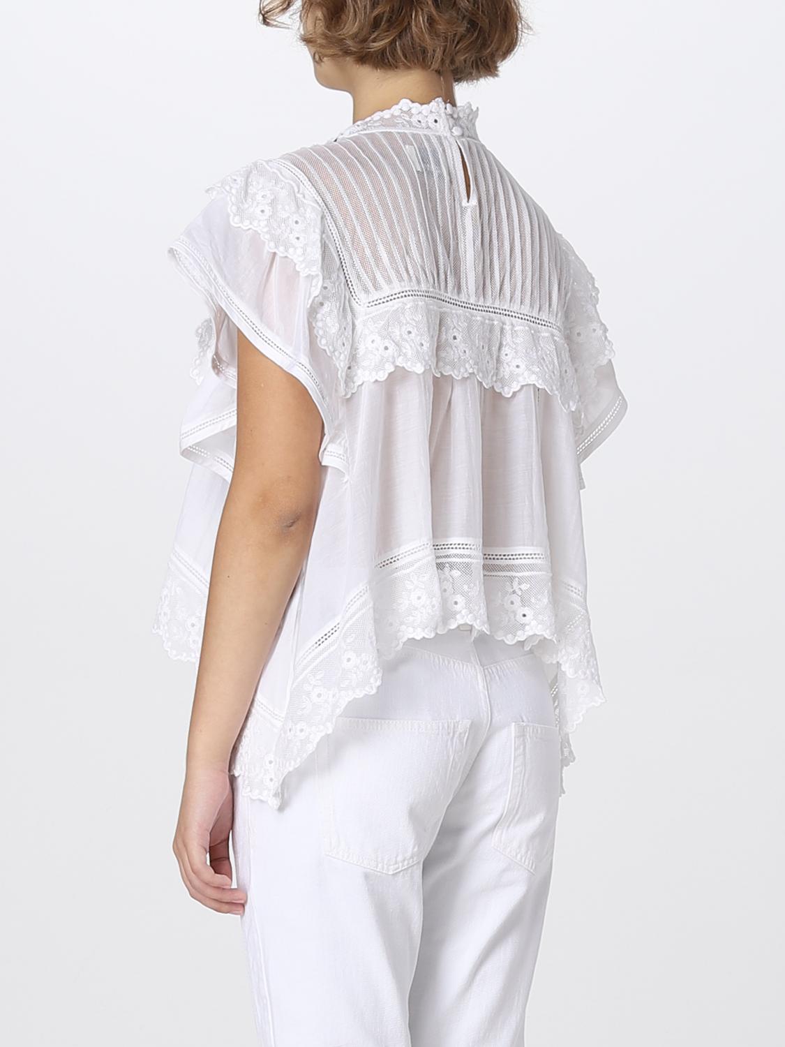 ISABEL MARANT TOP: Top femme Isabel Marant, Blanc - Img 3