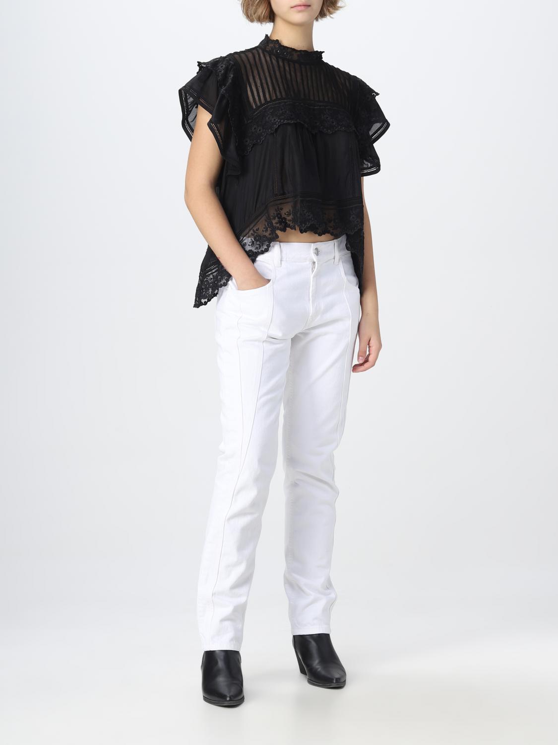 ISABEL MARANT TOP: Top mujer Isabel Marant, Negro - Img 2