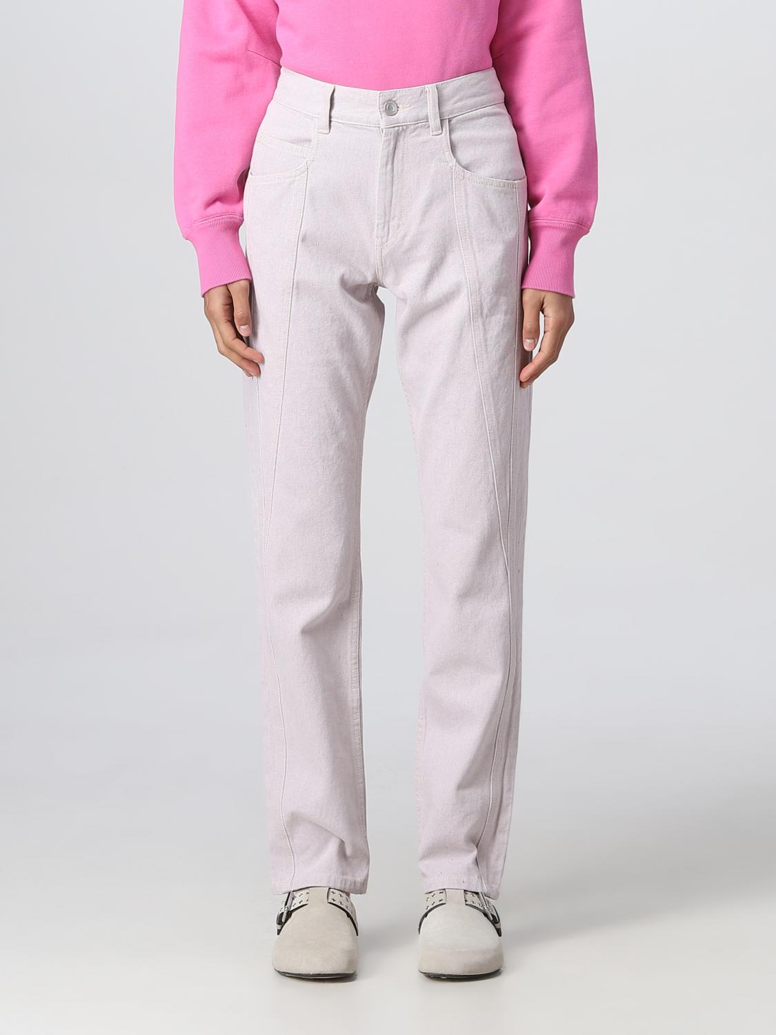 ISABEL MARANT VAQUEROS: Pantalón mujer Isabel Marant, Rosa Pálido - Img 1
