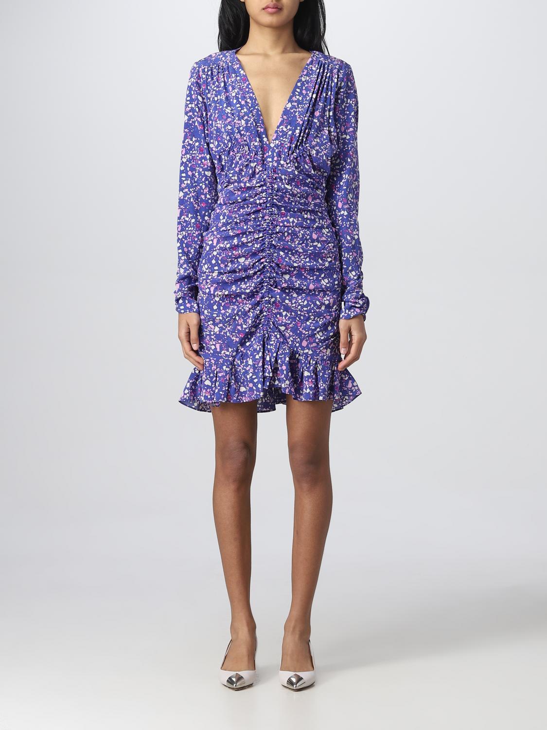 ワンピース ISABEL MARANT Woman Dress Blue RO0058FAA1J02I 30BU Isabel Marant Outlet: Dress woman - Blue | Isabel Marant
