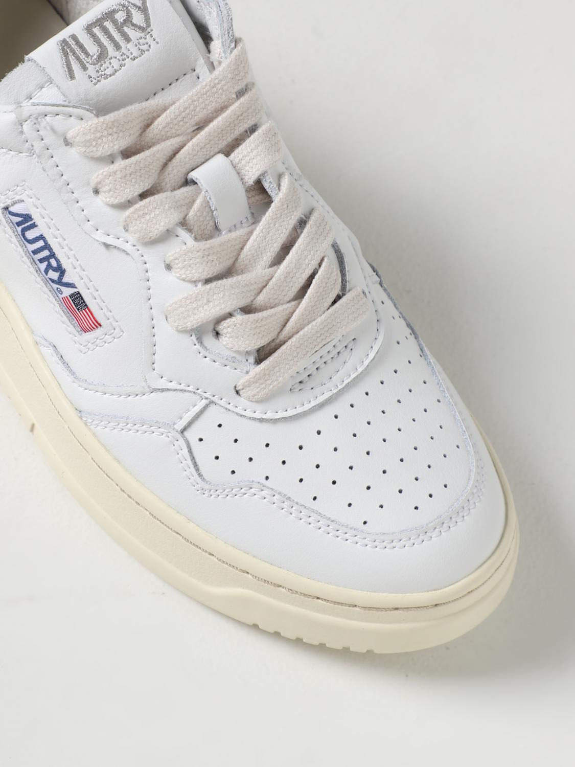 AUTRY SNEAKERS: Autry Medalist 01 sneakers in leather, White - Img 4