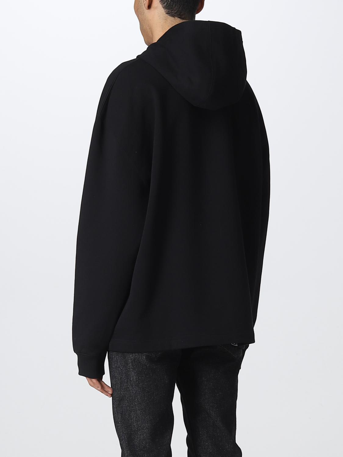 VERSACE SWEATSHIRT: Versace cotton sweatshirt, Black - Img 3