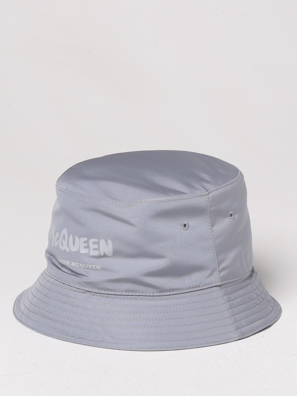 MCQUEEN HAT: McQueen hat in nylon, Grey - Img 1