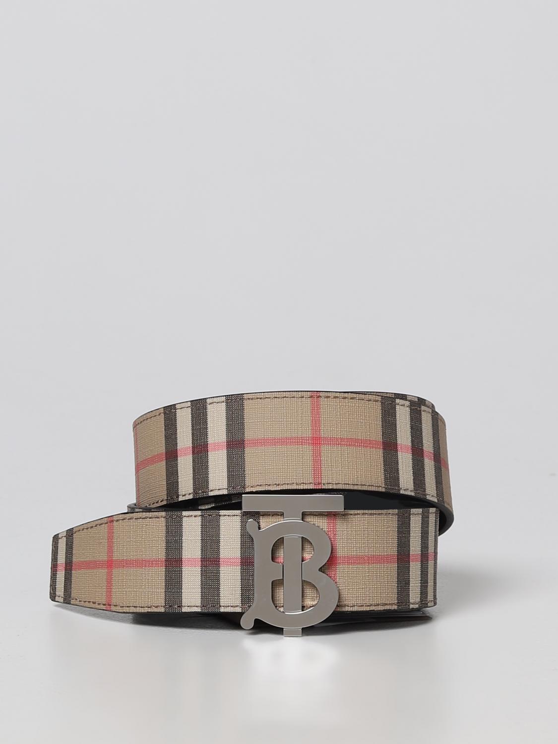 BURBERRY 皮带: 皮带 男士 Burberry, 棕色 - Img 1
