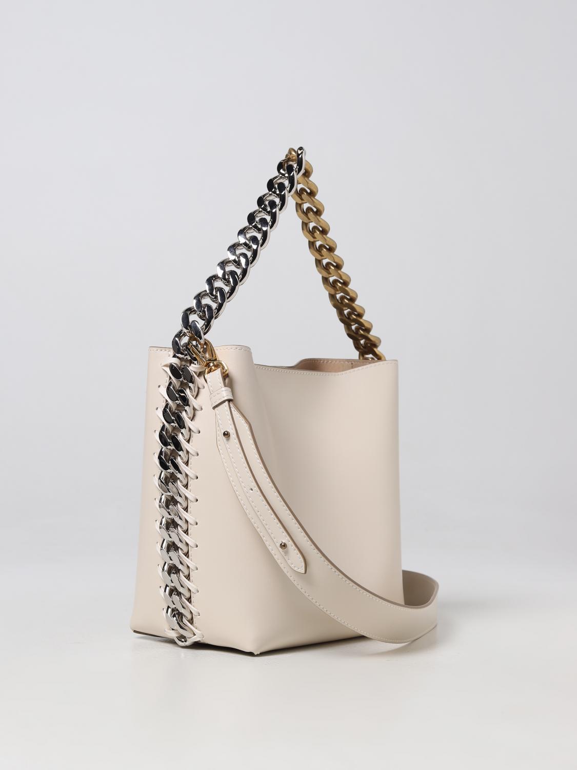 STELLA MCCARTNEY BORSA MINI: Borsa Stella McCartney in pelle sintetica, Bianco - Img 2