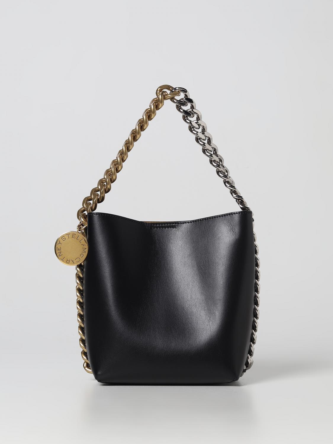 STELLA MCCARTNEY BORSA MINI: Borsa Stella McCartney in pelle sintetica, Nero - Img 1