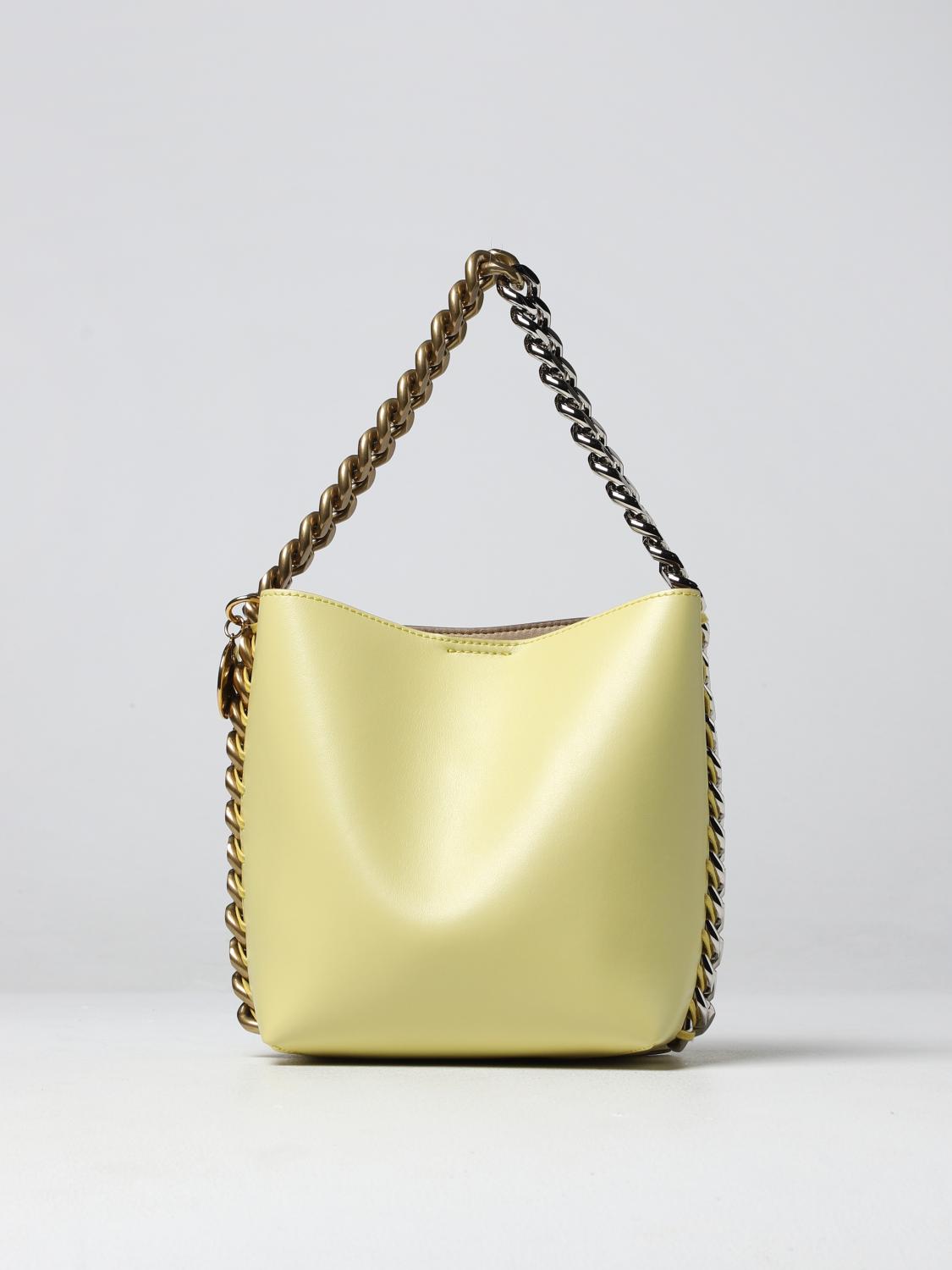 STELLA MCCARTNEY BORSA MINI: Borsa Stella McCartney in pelle sintetica, Giallo - Img 1