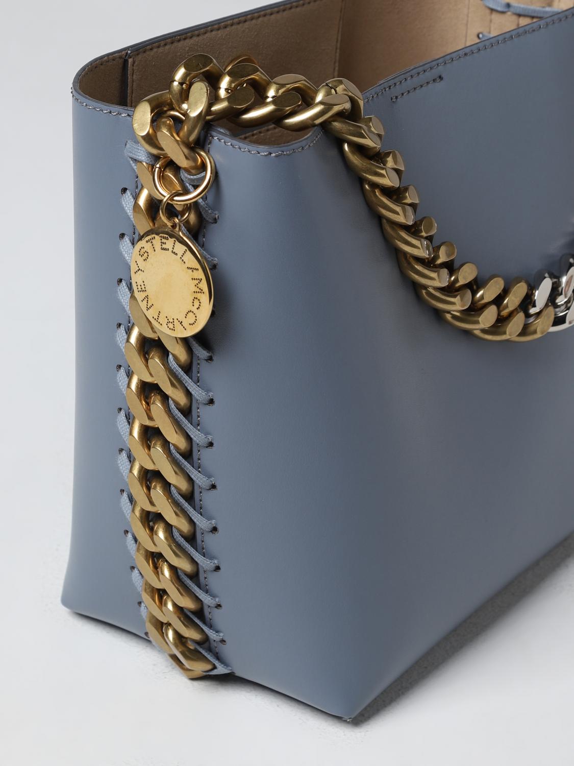 STELLA MCCARTNEY BORSA MINI: Borsa Stella McCartney in pelle sintetica, Grigio - Img 3