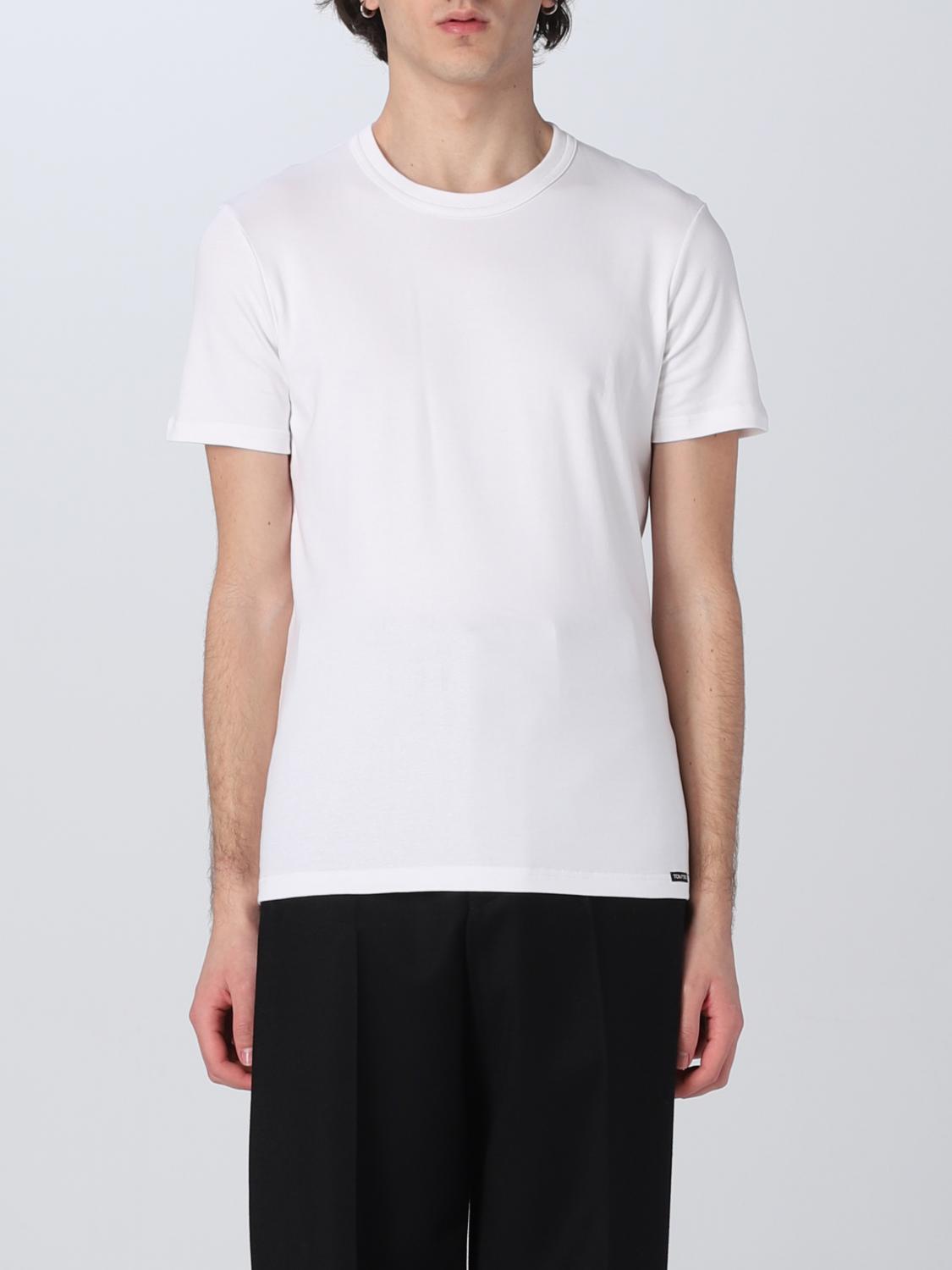 TOM FORD T-SHIRT: T-shirt herren Tom Ford, Weiß - Img 1