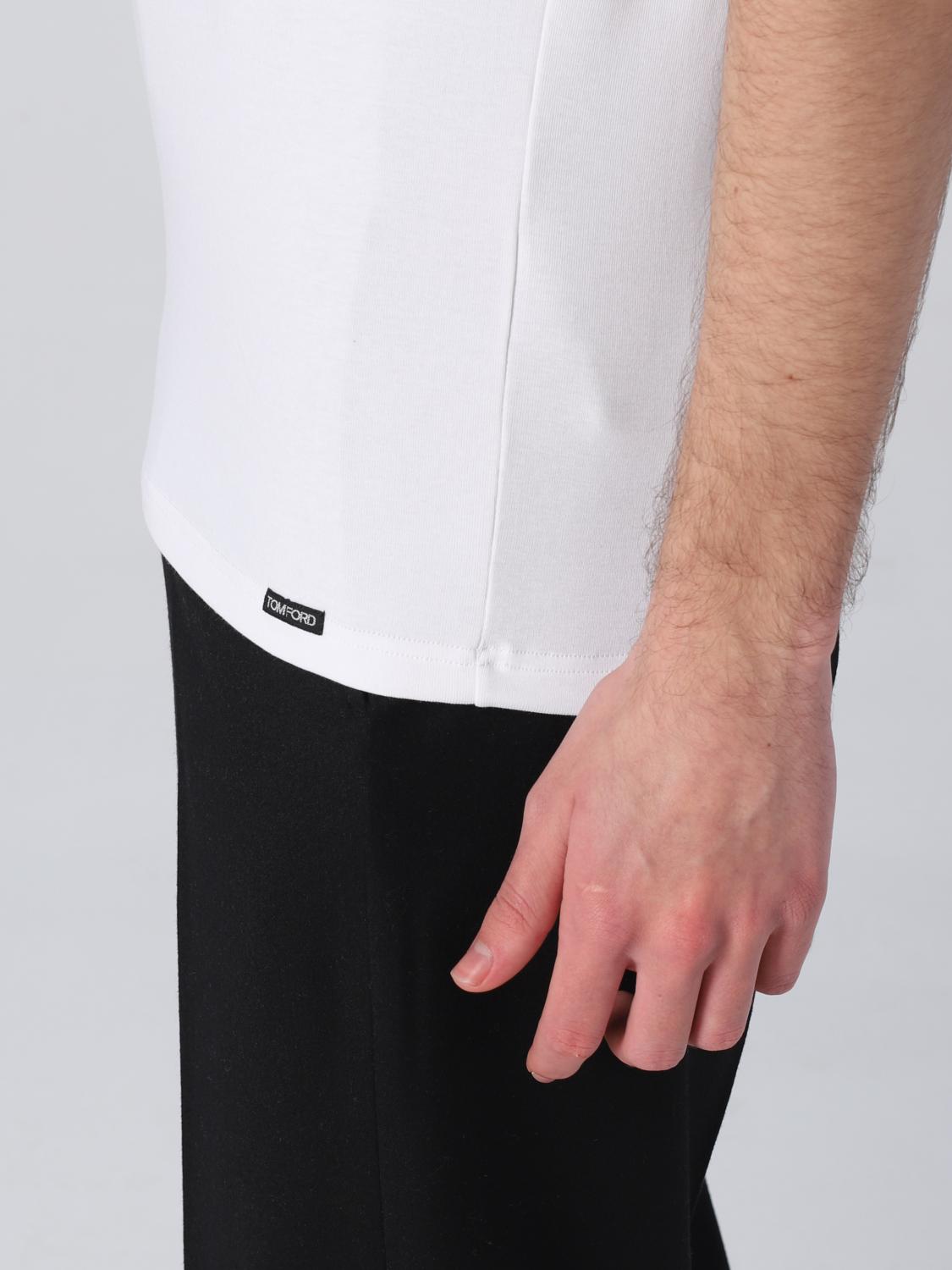 TOM FORD T-SHIRT: T-shirt herren Tom Ford, Weiß - Img 5