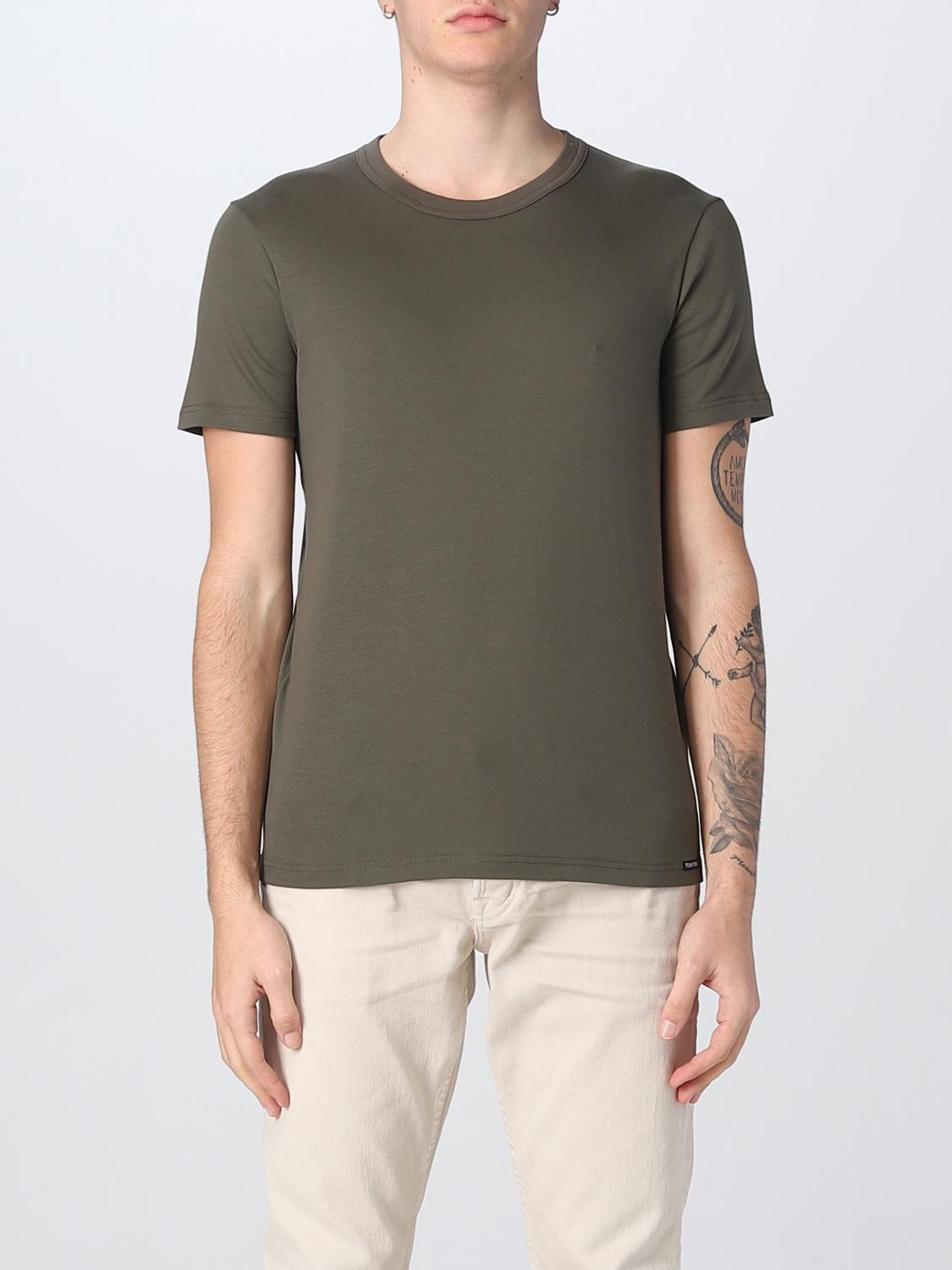 TOM FORD T-SHIRT: T-shirt men Tom Ford, Green - Img 1