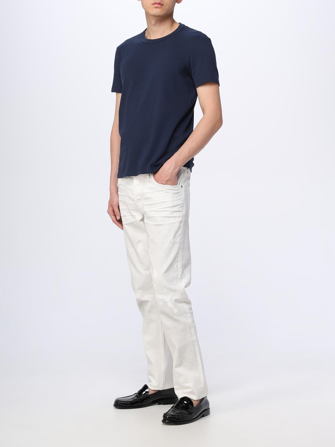TOM FORD T-SHIRT: T-shirt men Tom Ford, Blue 1 - Img 2
