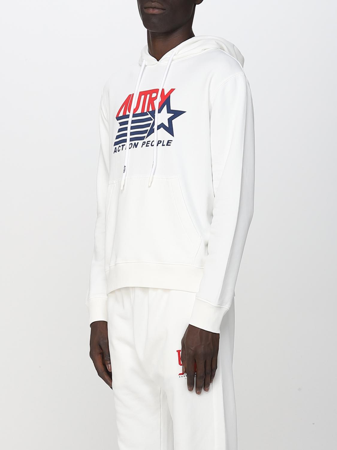 AUTRY SWEATSHIRT: Autry cotton sweatshirt, White - Img 4