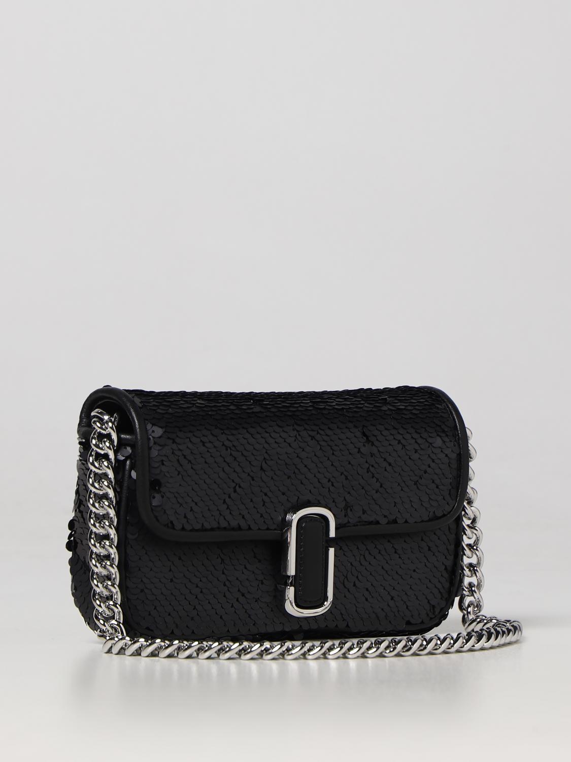 MARC JACOBS BORSA MINI: Borsa Marc Jacobs con paillettes all over, Nero - Img 3