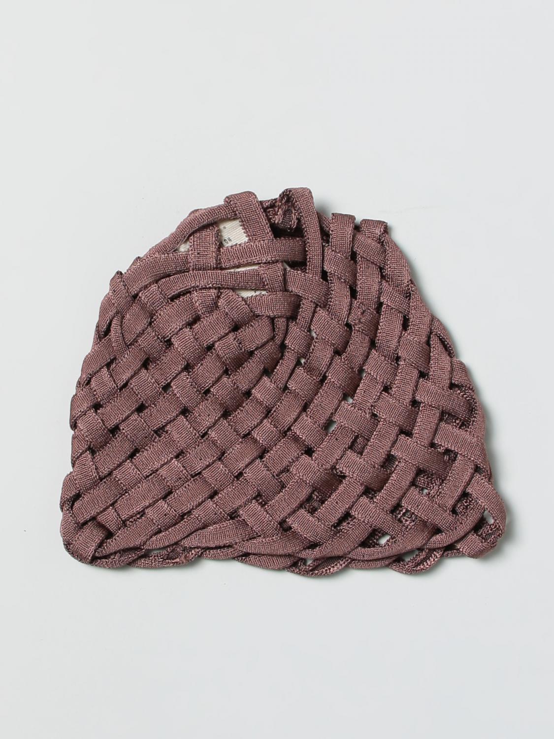 isa boulder Knit cap ポーカーズ Isa Boulder Hat woman - Brown | 22AC06 | GIGLIO.COM