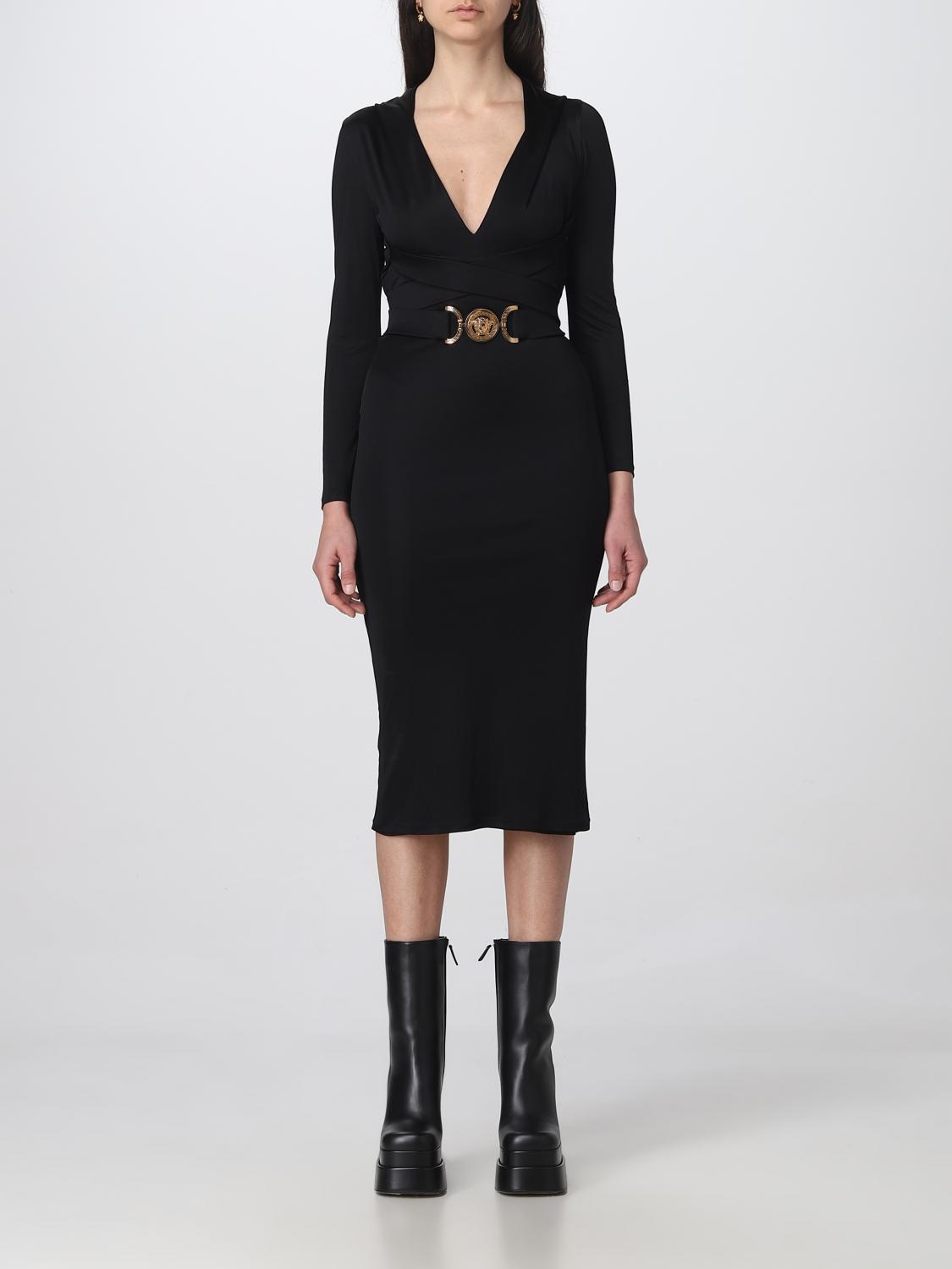 VERSACE VESTIDO: Vestido mujer Versace, Negro - Img 1