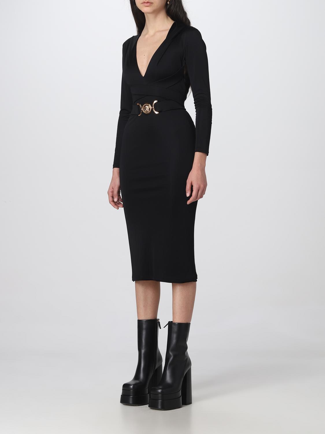 VERSACE VESTIDO: Vestido mujer Versace, Negro - Img 3