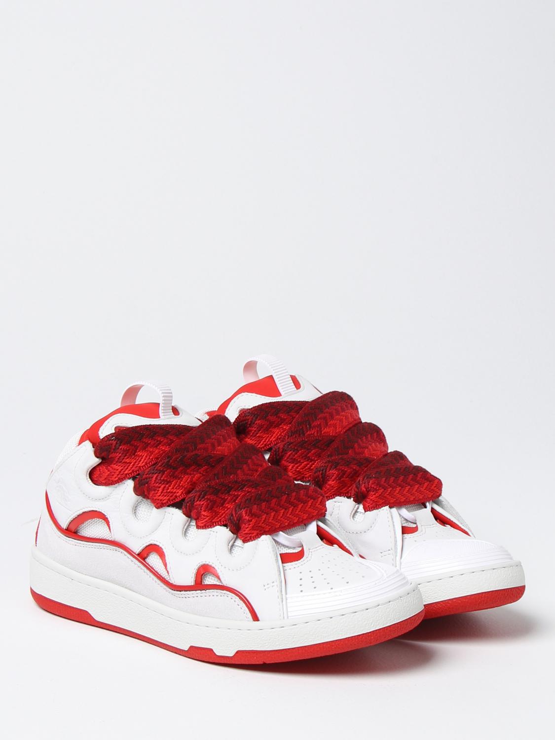 Lanvin Sneakers woman - White | FWSKDK02DRAPP23 | GIGLIO.COM