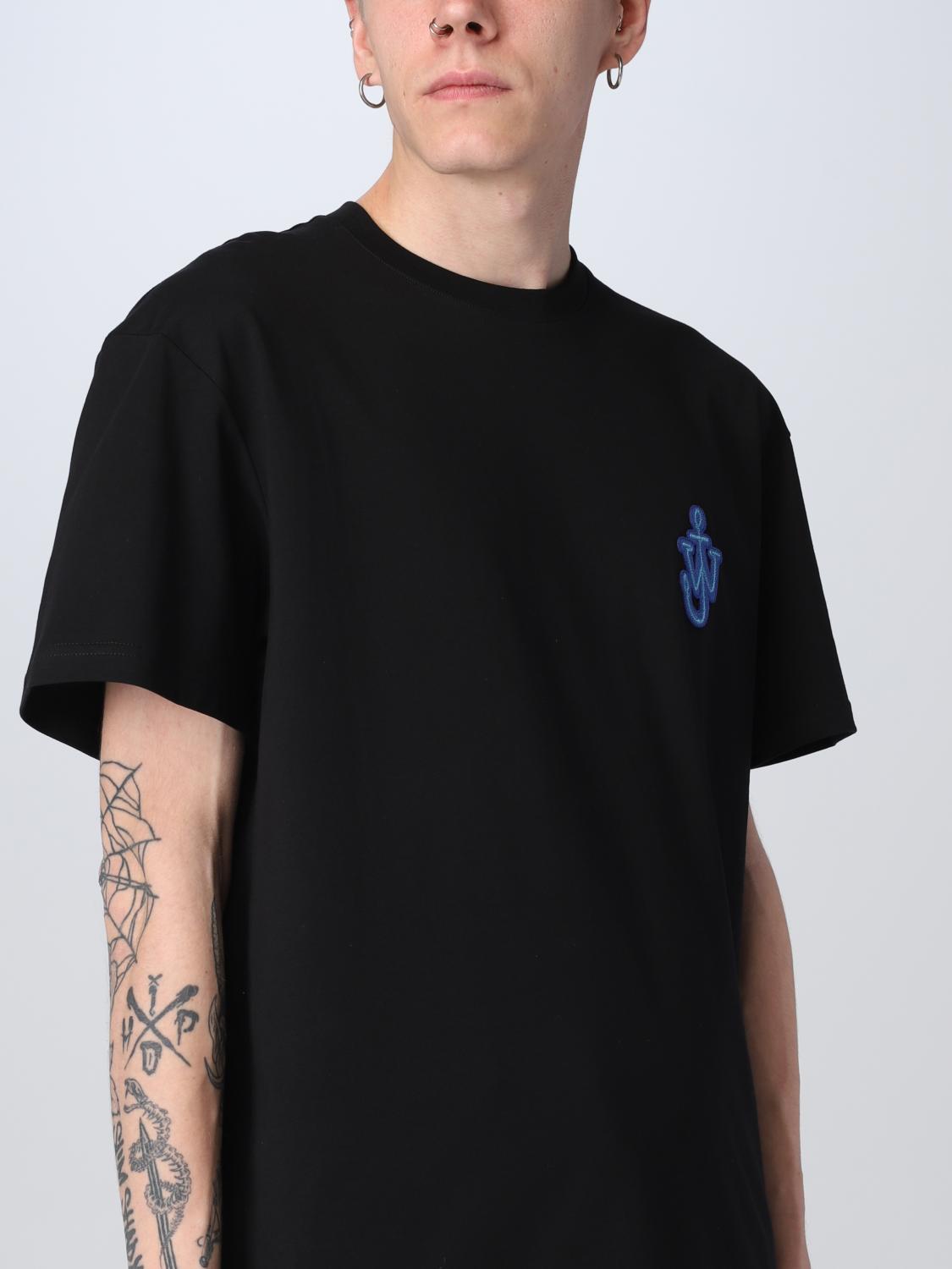 Tシャツ・カットソー JW ANDERSON Men T-shirt Black JT0061PG0772 999 JW ANDERSON: T-shirt men - Black | Jw Anderson t-shirt