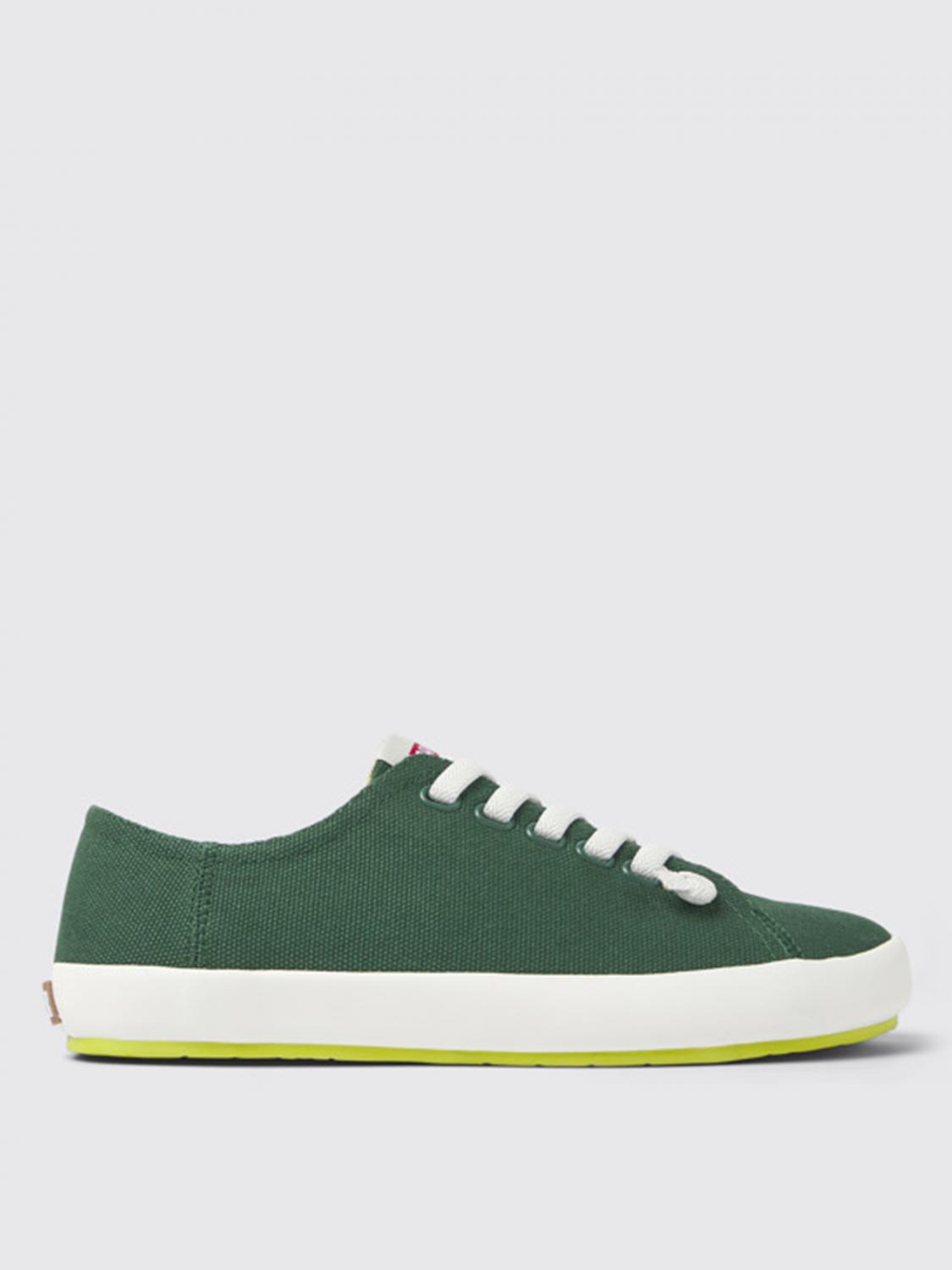 CAMPER SNEAKERS: Sneakers Peu Rambla Camper in cotone riciclato, Verde - Img 1