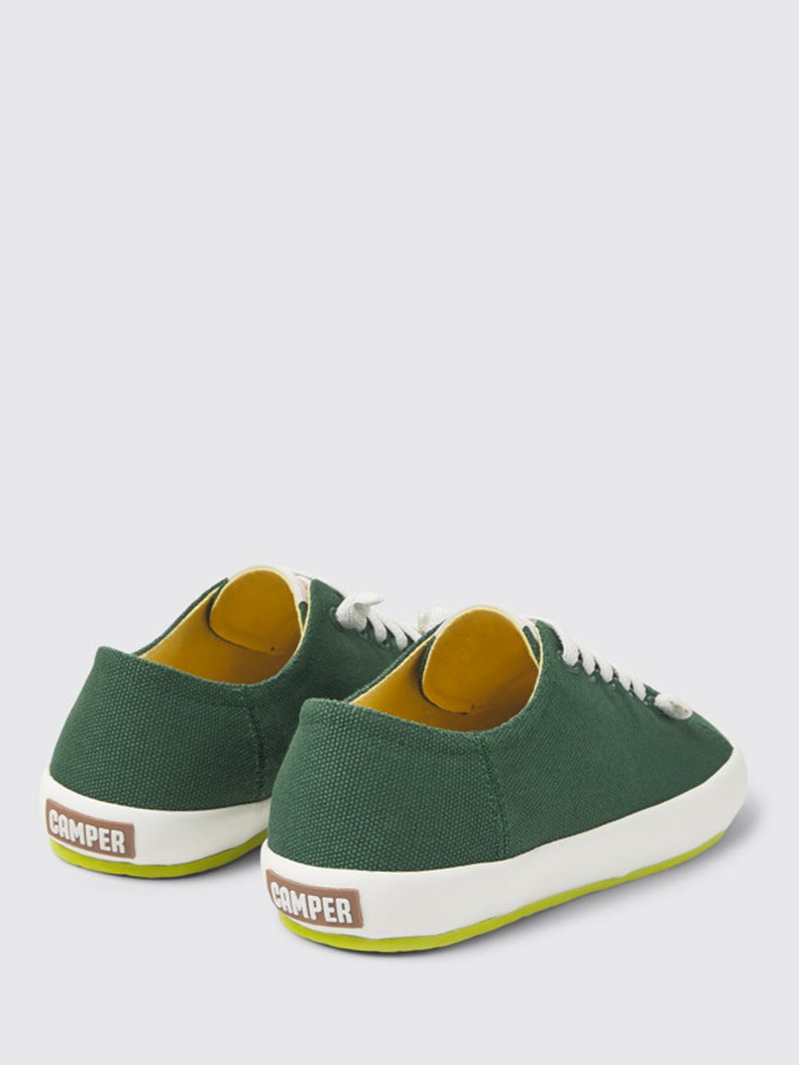 CAMPER SNEAKERS: Sneakers Peu Rambla Camper in cotone riciclato, Verde - Img 3