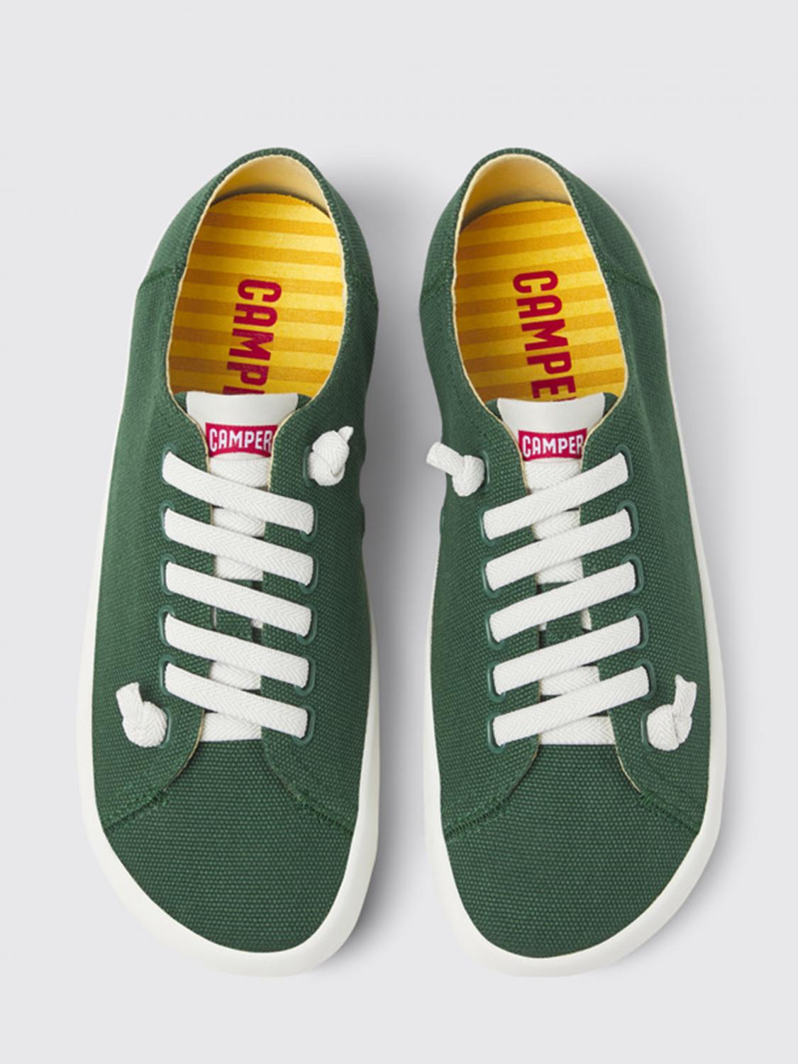 CAMPER SNEAKERS: Sneakers Peu Rambla Camper in cotone riciclato, Verde - Img 4