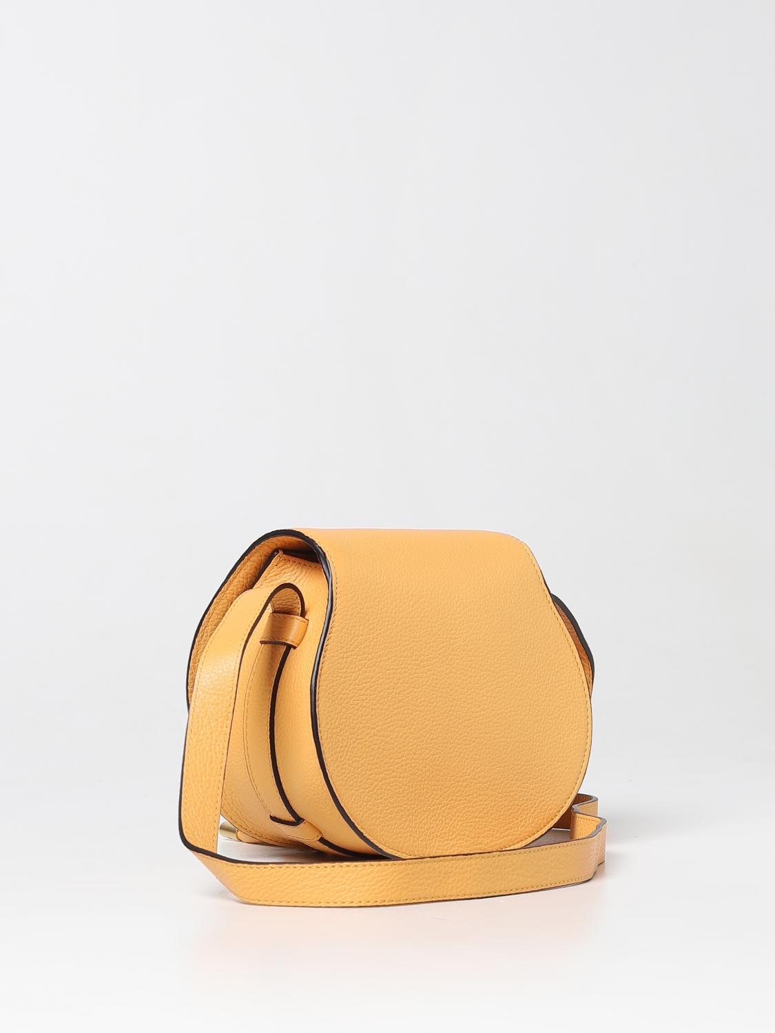 CHLOÉ BORSA MINI: Borsa Marcie Chloé in pelle a grana, Mais - Img 2