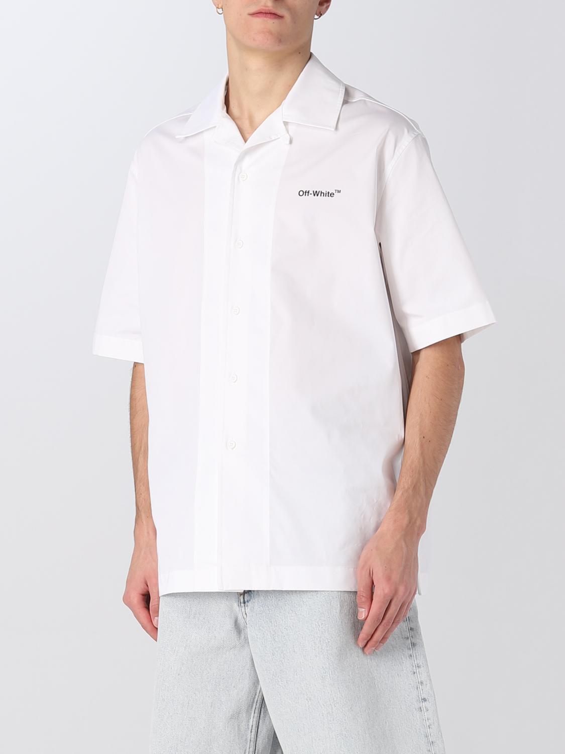 Off-White shirt in cotton - White | OMGA196C99FAB003 | GIGLIO.COM