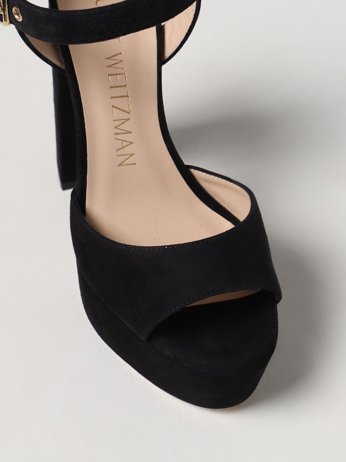 STUART WEITZMAN SANDALEN MIT ABSATZ: Flache sandalen damen Stuart Weitzman, Schwarz - Img 4