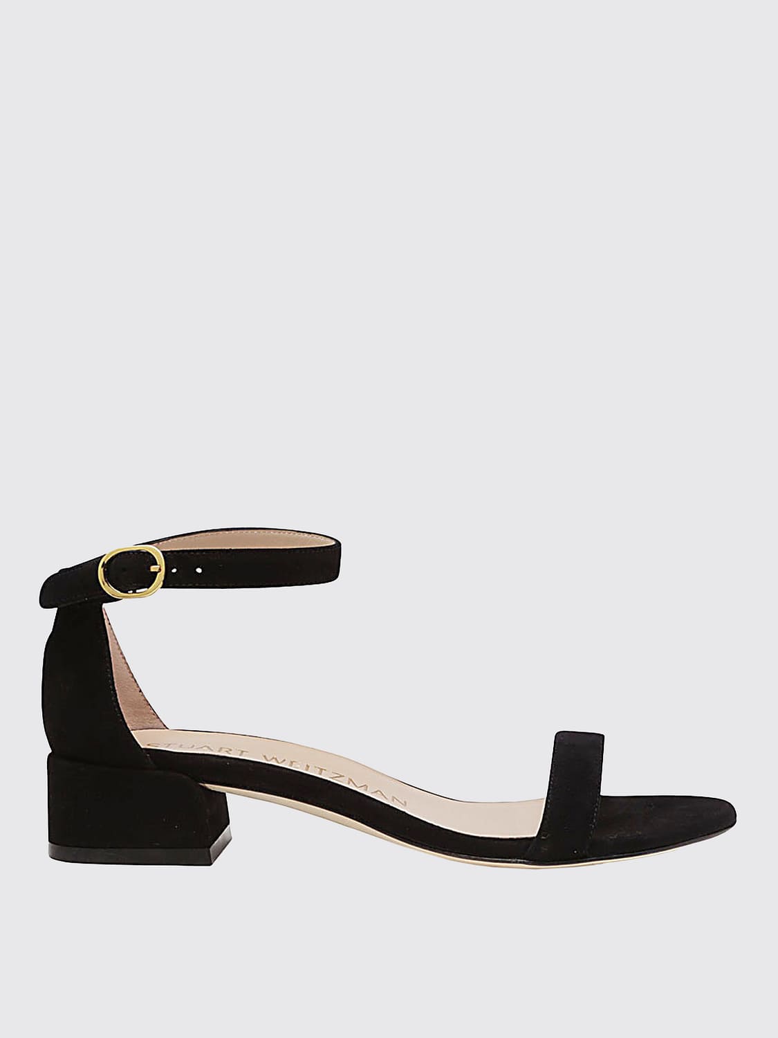 STUART WEITZMAN フラットサンダル: フラットサンダル レディース Stuart Weitzman, ブラック 1 - Img 1