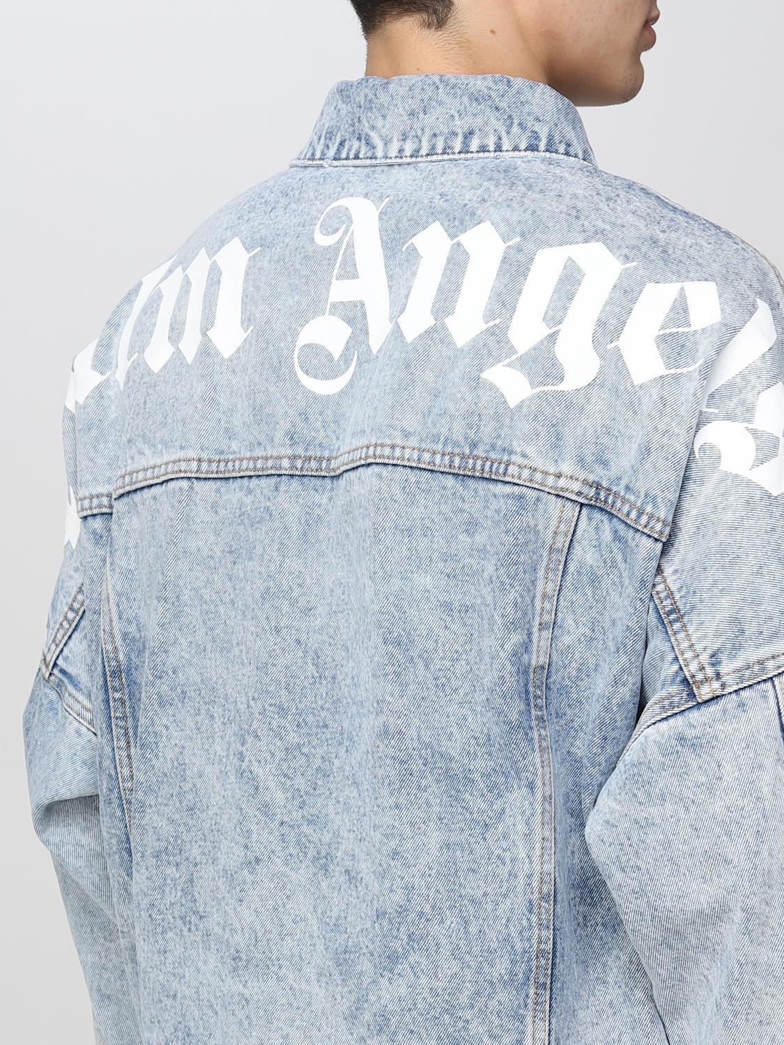 PALM ANGELS JACKET: Jacket men Palm Angels, Blue - Img 5