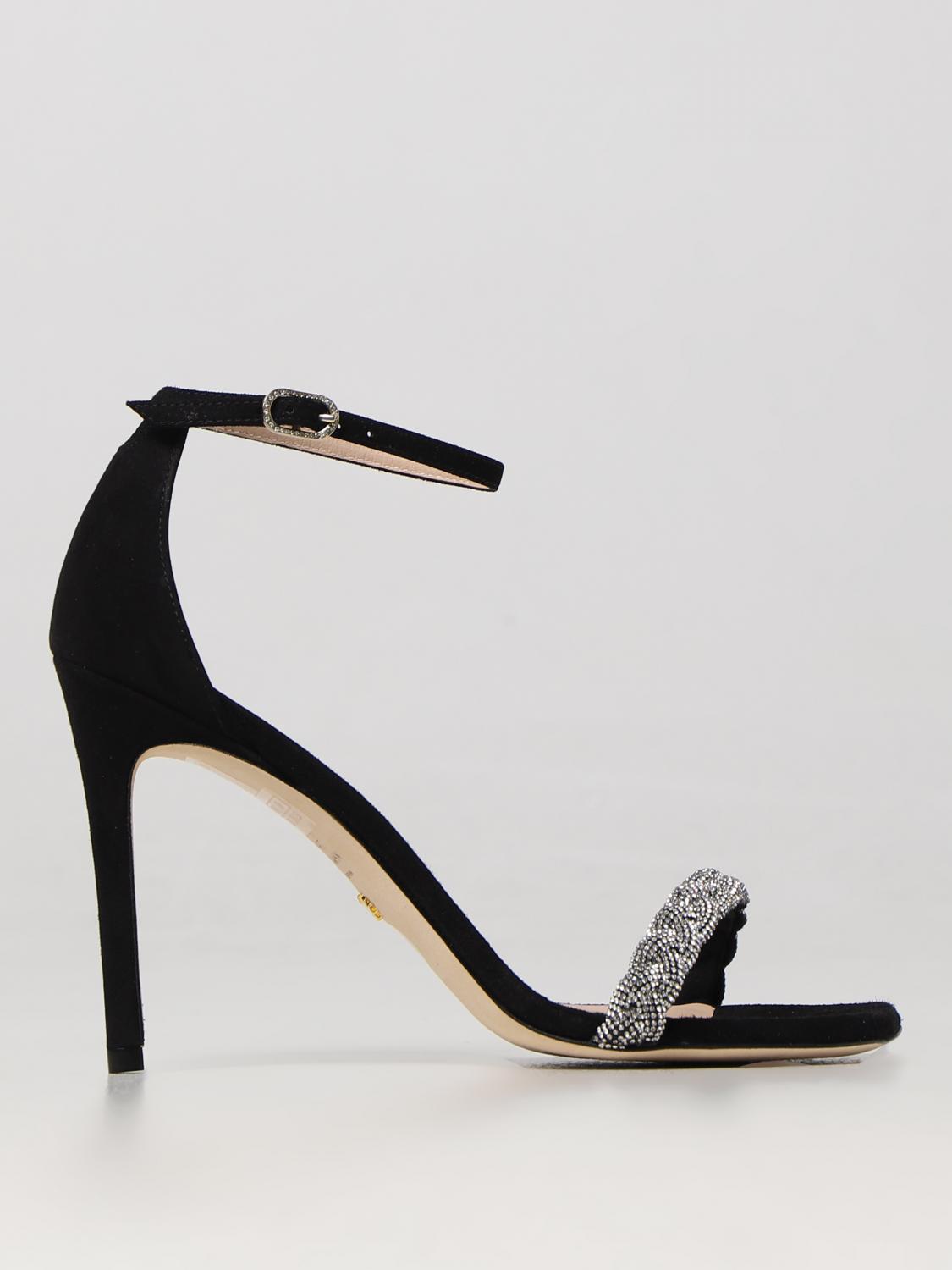 Stuart Weitzman Outlet: Nudistcurve suede sandal with