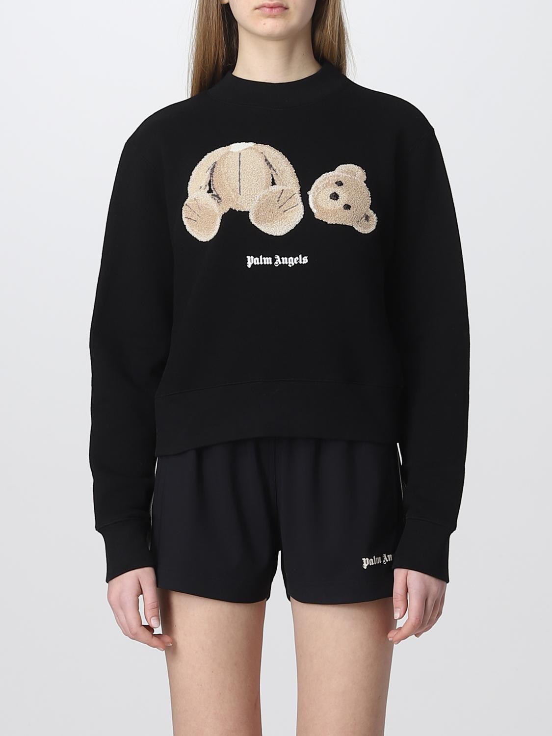 PALM ANGELS SUDADERA: Sudadera mujer Palm Angels, Negro - Img 1