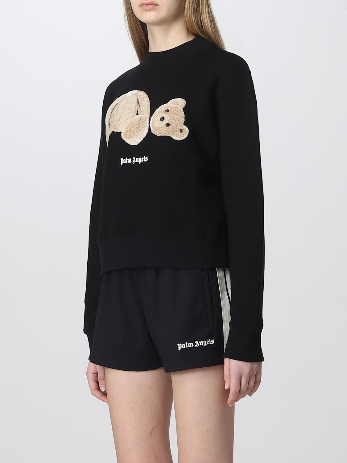 PALM ANGELS SUDADERA: Sudadera mujer Palm Angels, Negro - Img 4