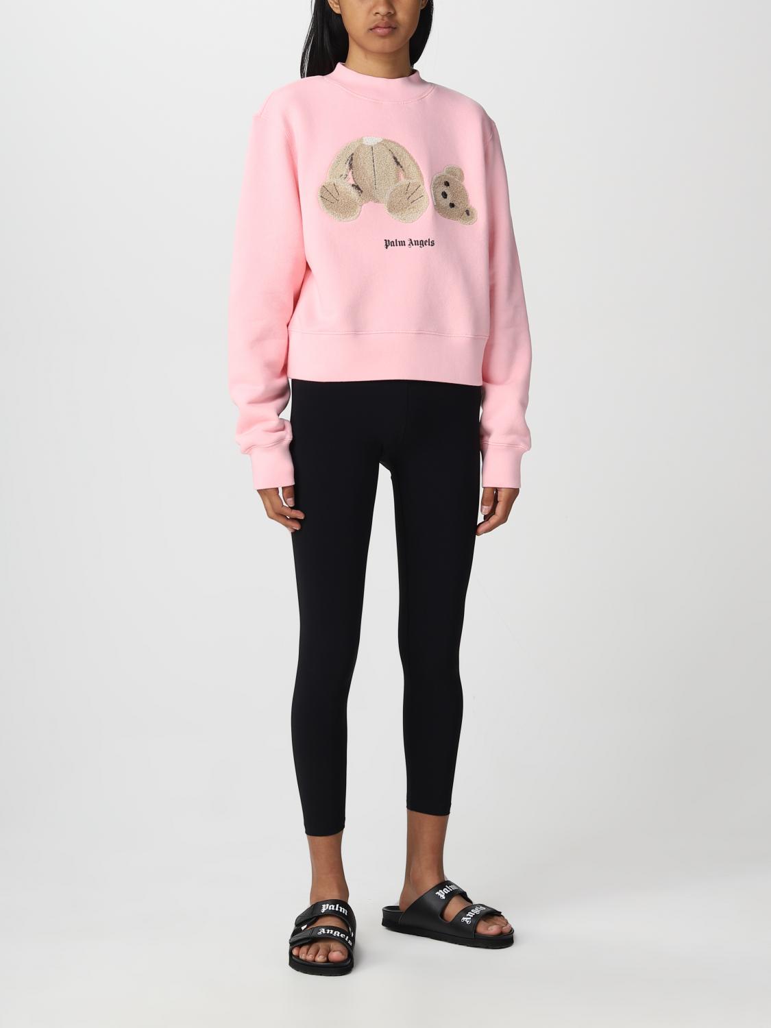 PALM ANGELS SUDADERA: Sudadera mujer Palm Angels, Rosa - Img 2