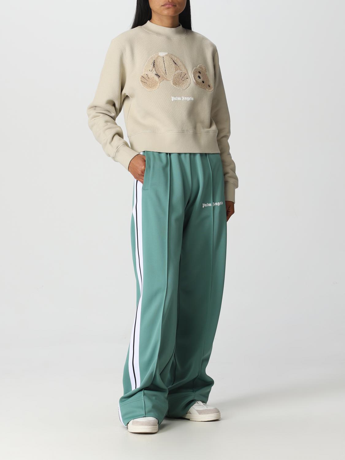 PALM ANGELS SUDADERA: Sudadera mujer Palm Angels, Beige - Img 2
