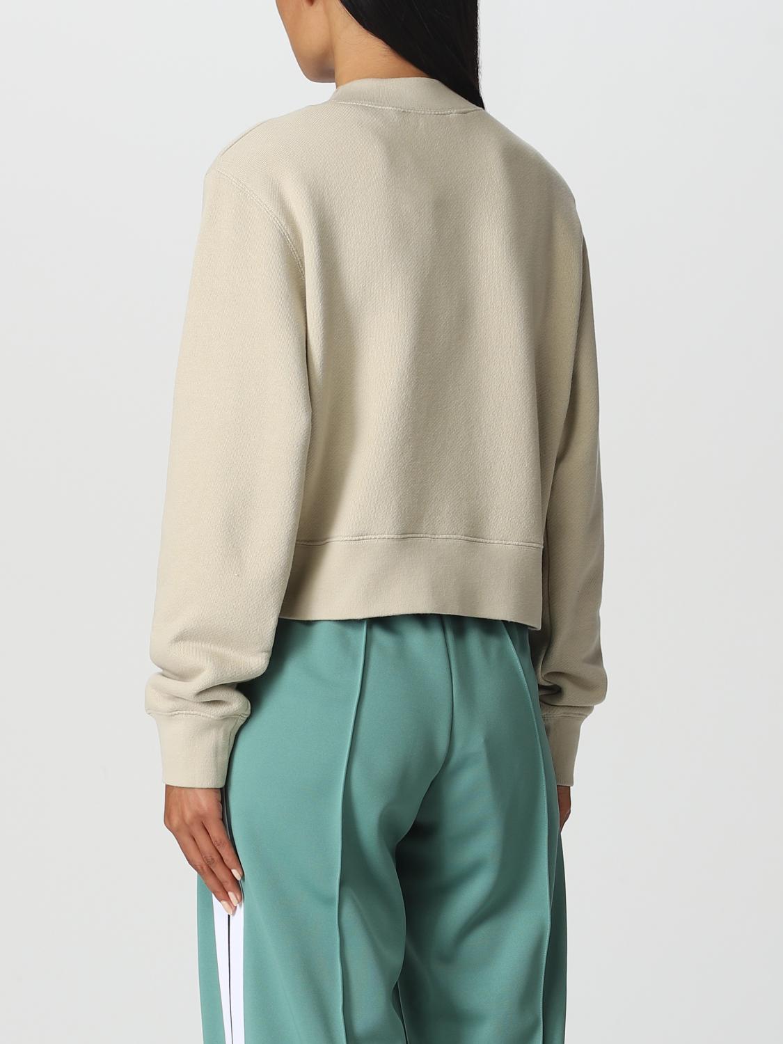 PALM ANGELS SUDADERA: Sudadera mujer Palm Angels, Beige - Img 3