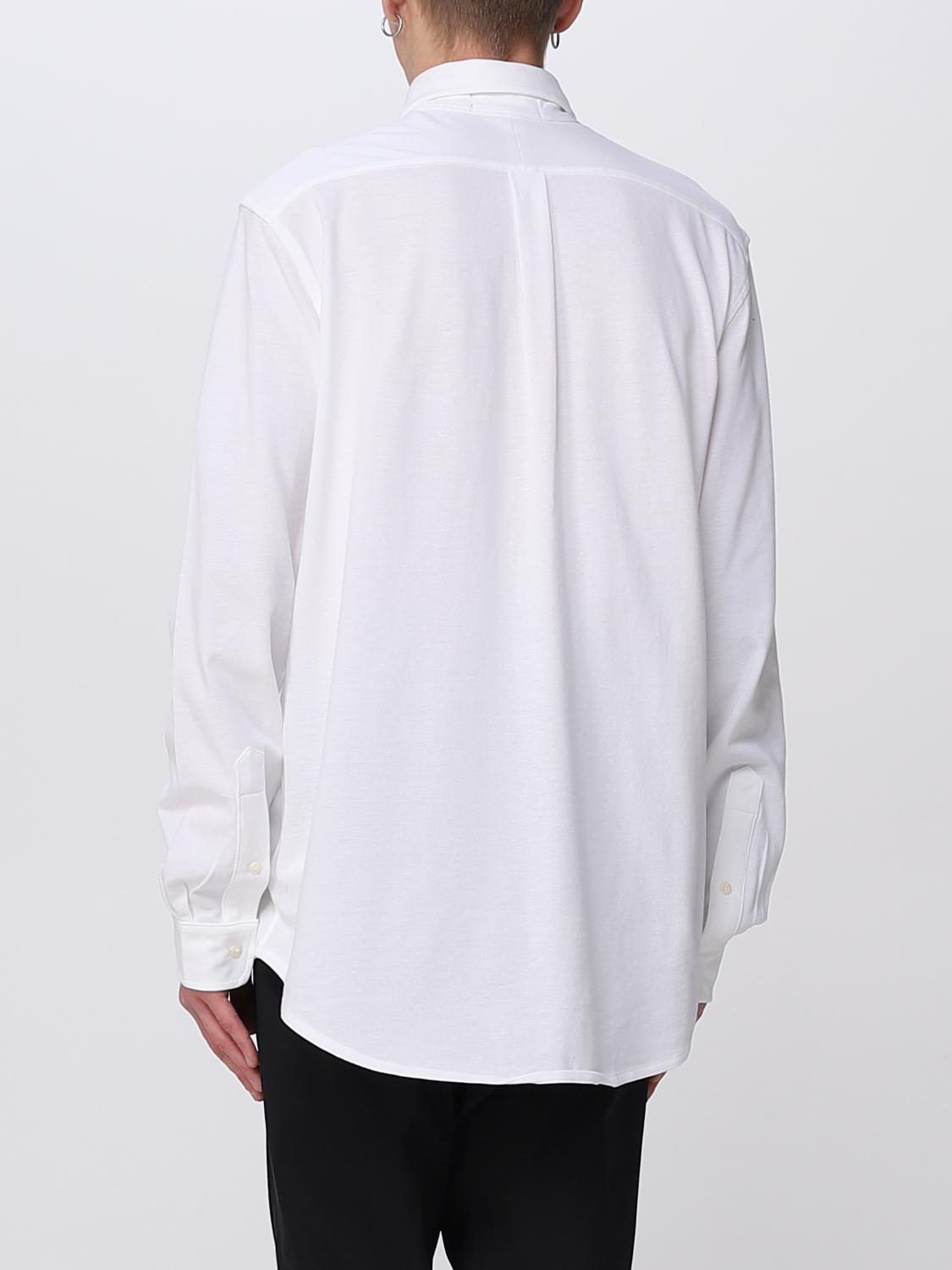 POLO RALPH LAUREN CAMICIA: Camicia Polo Ralph Lauren in misto cotone, Bianco - Img 2