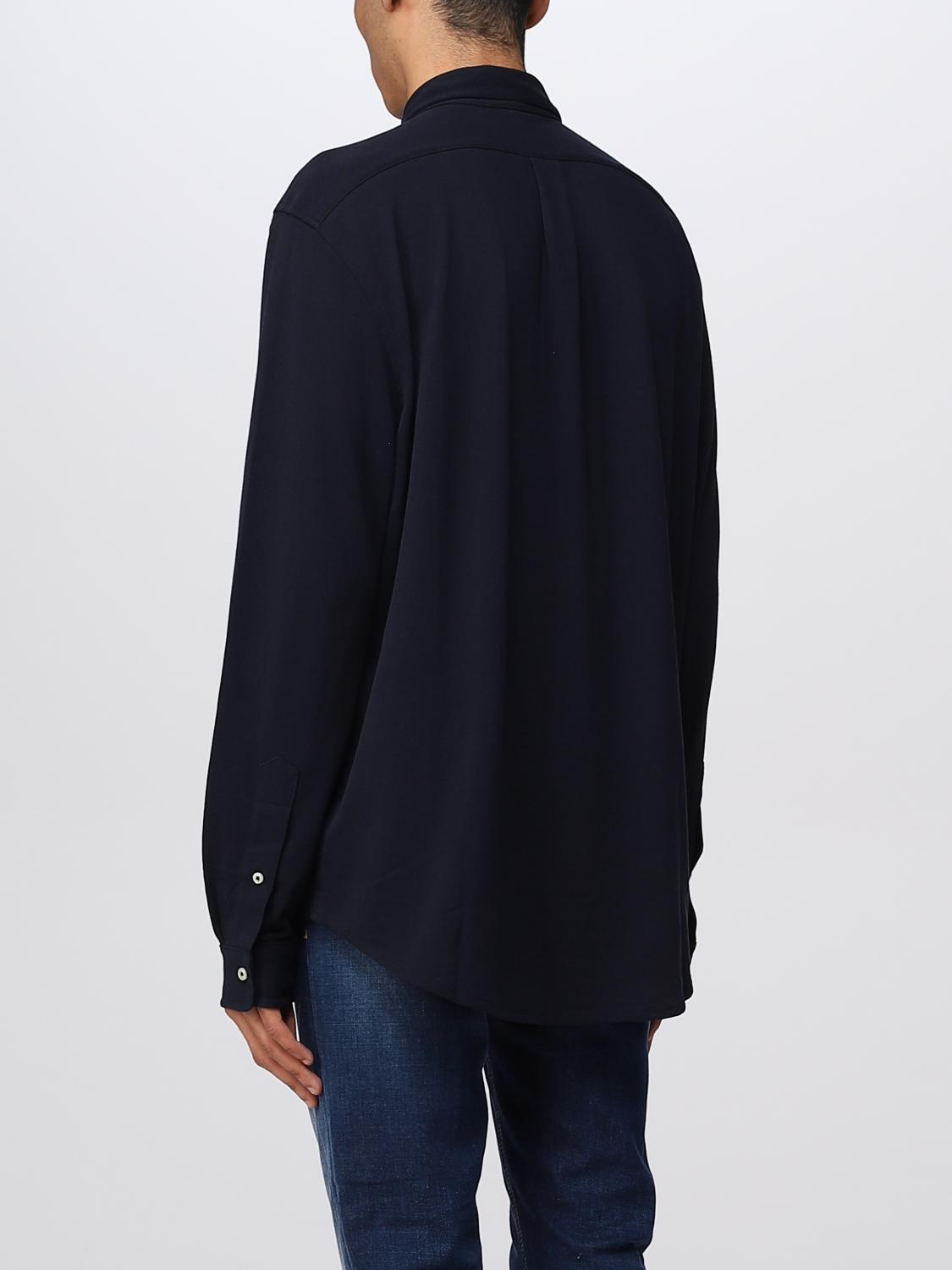 POLO RALPH LAUREN CAMICIA: Camicia Polo Ralph Lauren in misto cotone, Blue Navy - Img 2